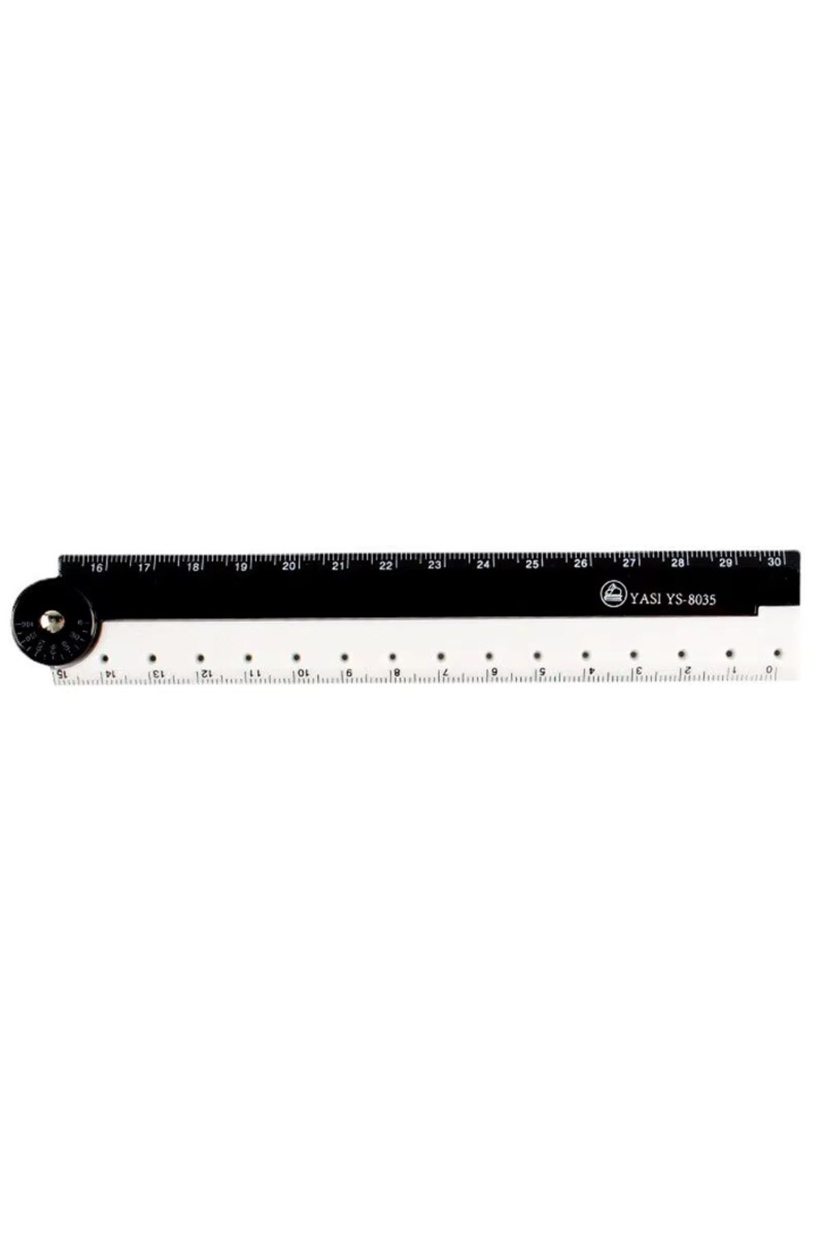 Choice-1pcs Bview Art 1pcs Folding Ruler Black And White Simple Ruler Graphic Folding Ruler Student Learnin 1