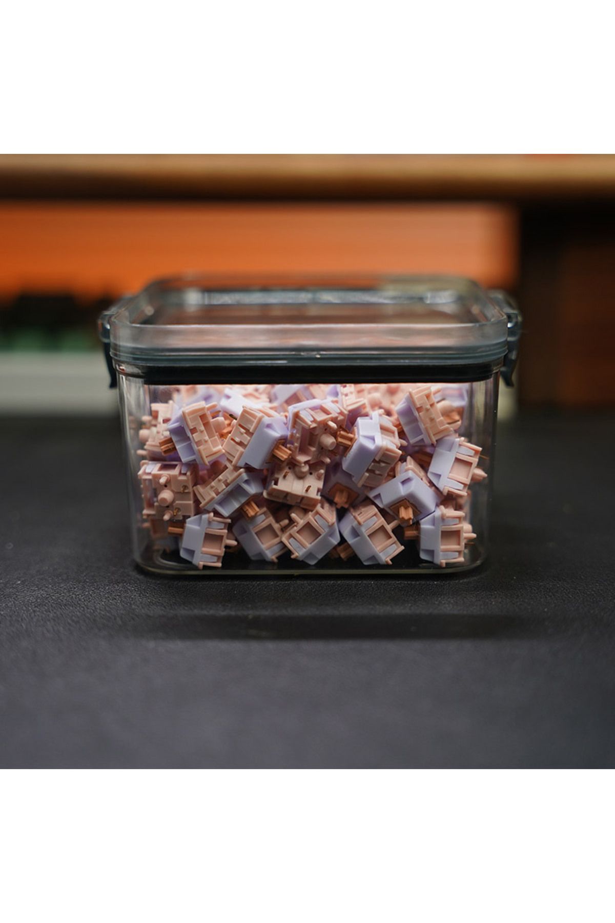 EOENKK-3 Boxes Keebox Keyboard Switches Container Storage Box 3 Pcs Pc Polycarbonate Switches Box For Mecha 3