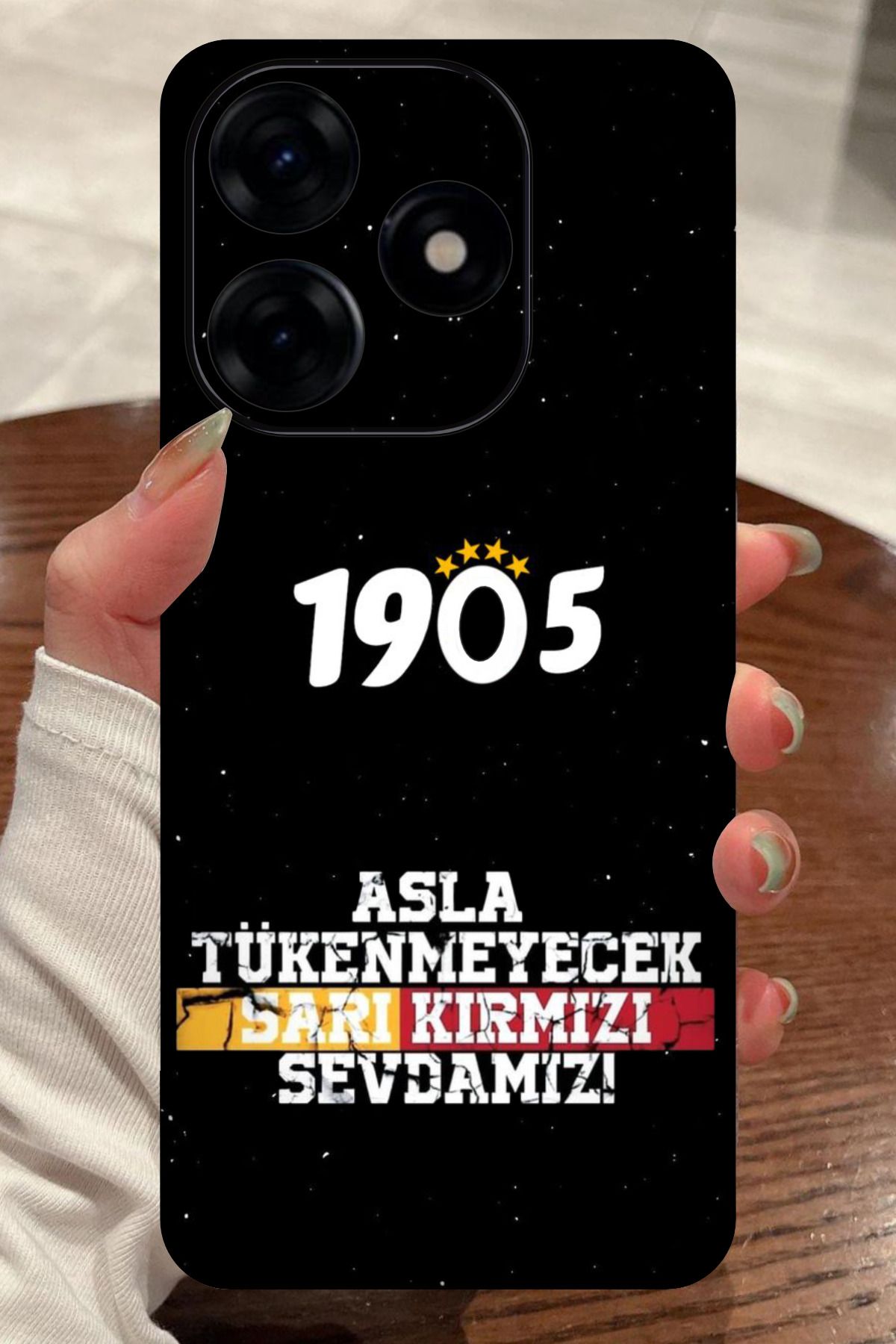 realme C63 Uyumlu Futbol Takımı - 1905 Desenli Kamera Korumalı HD Baskılı Silikon Kılıf