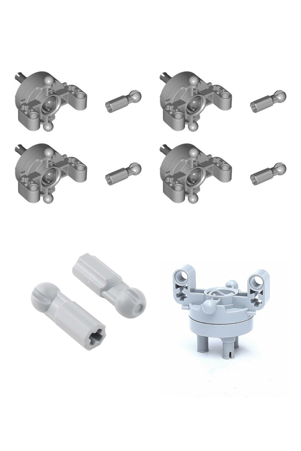 قطعات فنی ۴ عددی مجموعه چرخ، هاب، کارتان CV، توپی، فرمان، تعلیق، محور محرک، لگوئدز-کامپا…