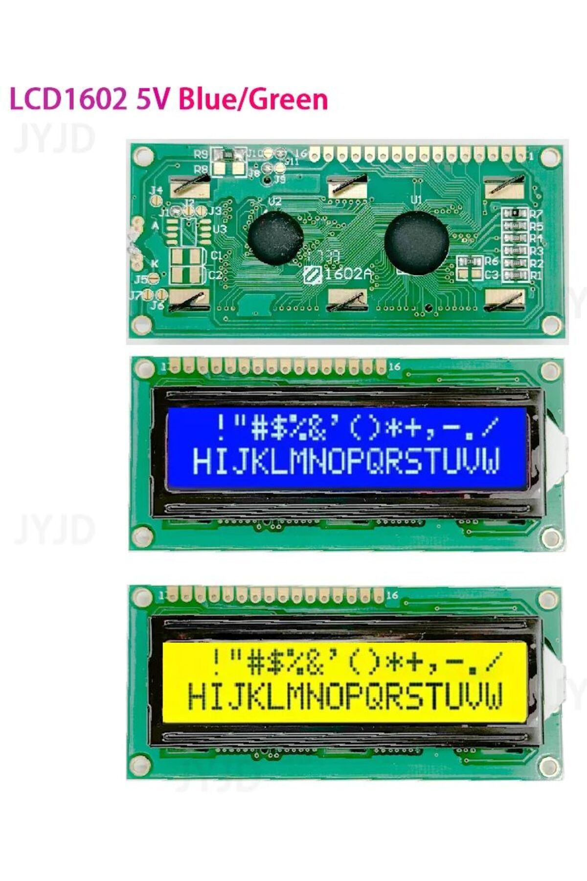Choice-LCD1602 Module Blue Green Screen For Arduino LCD1602A LCD Character UNO R3 Mega2560 Display PCF85... 8