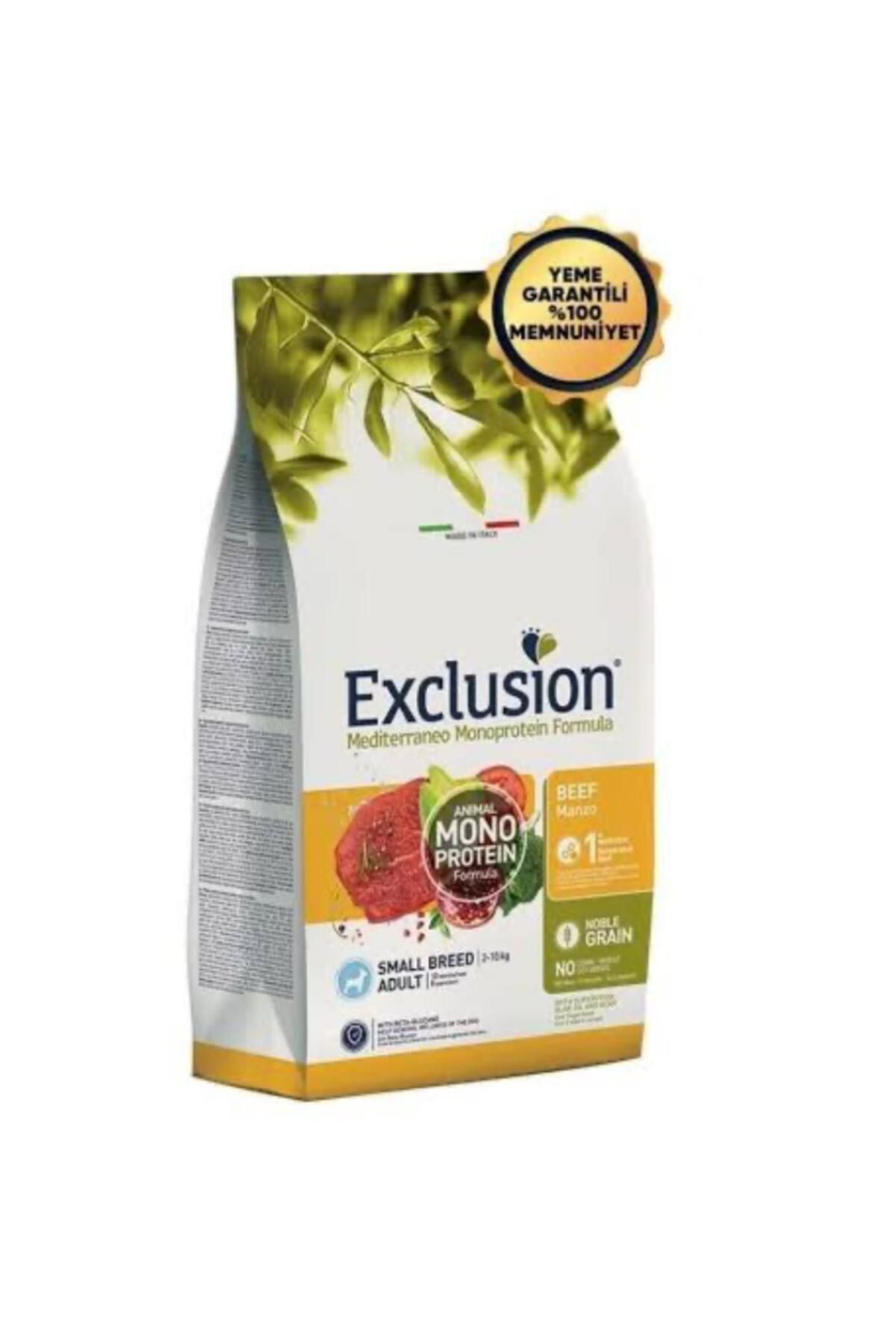 Exclusion Monoprotein Düşük Tahıllı Sığır Etli Ve Narlı Küçük Irk Yetişkin Köpek Maması 2 Kg