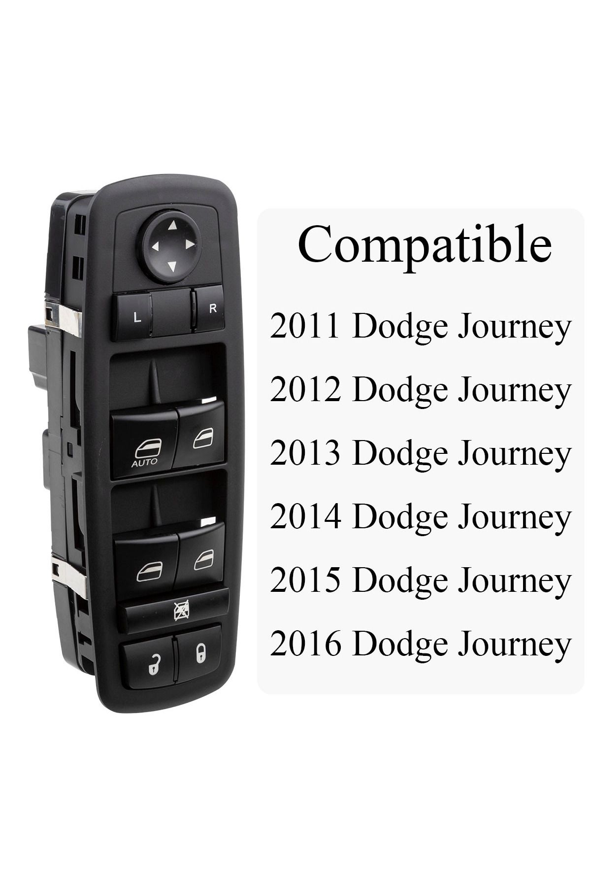 Choice-Left Driver Side Master Window Switch Electric Window Control Button For 11-16 Dodge Journey 6808... 3
