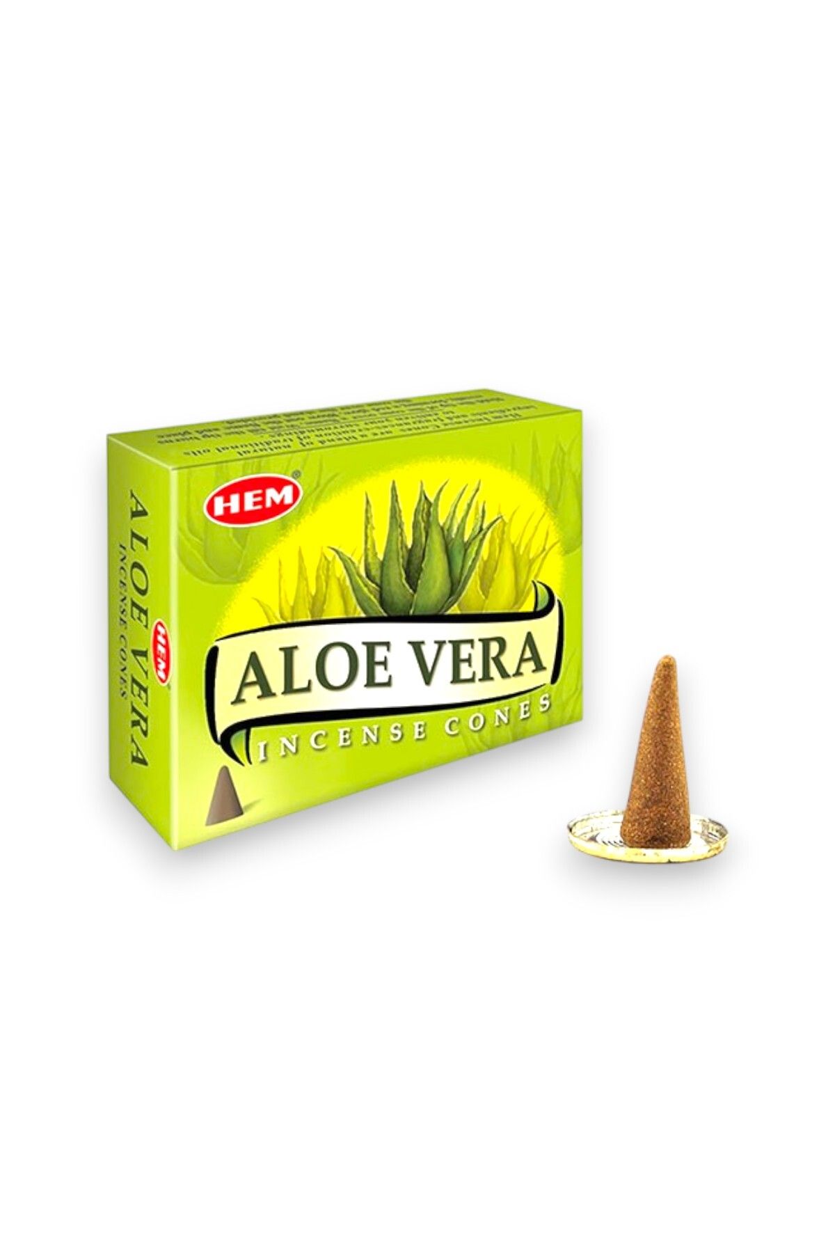 Hanedan Hediyelik Hem Aloe Vera Geri Akış Tütsü Konisi - 10Adetli