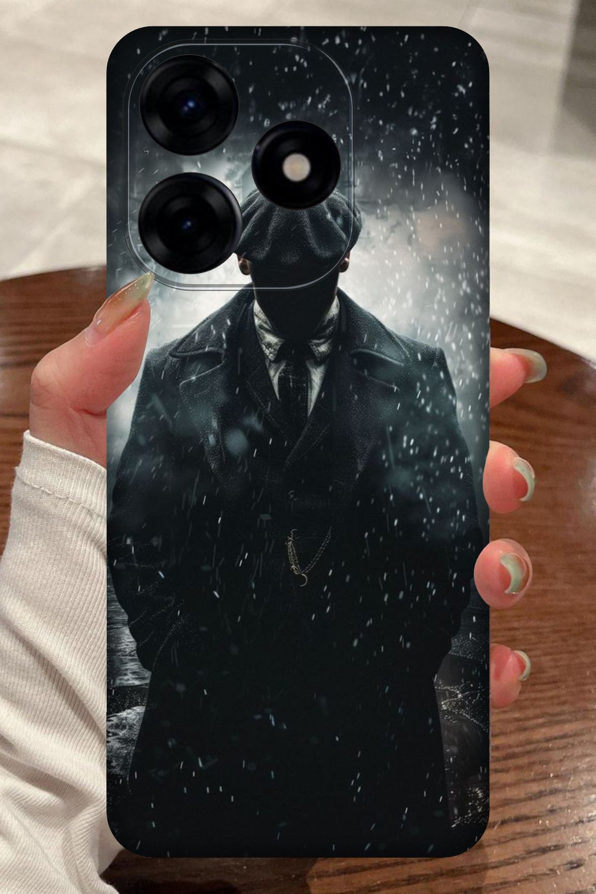 realme C63 Uyumlu Peaky Blinders Desenli Kamera Korumalı HD Baskılı Silikon Kılıf