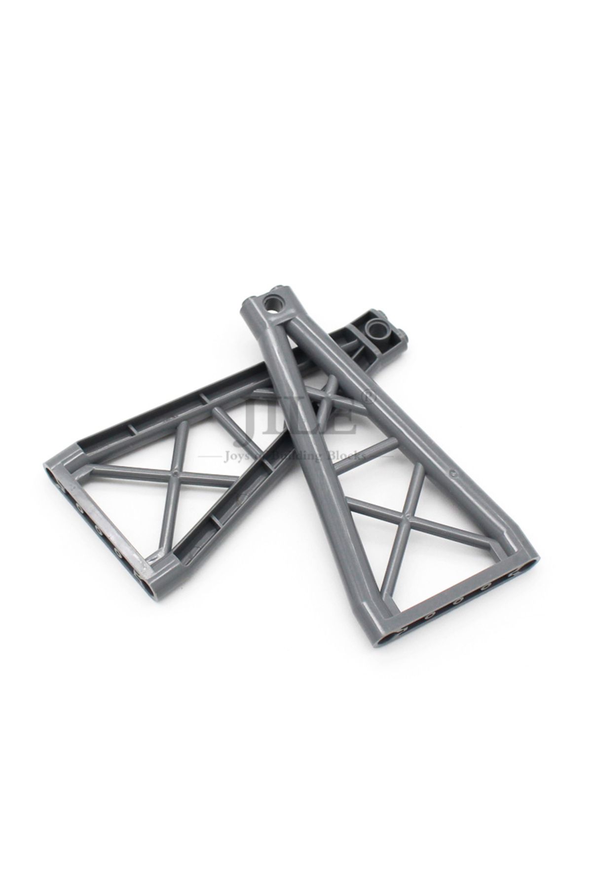 Choice-10pcs Dark Grey Moc Bricks Support 1x6x10 Girder Triangular Diy Building Blocks Assemble Particles C 1
