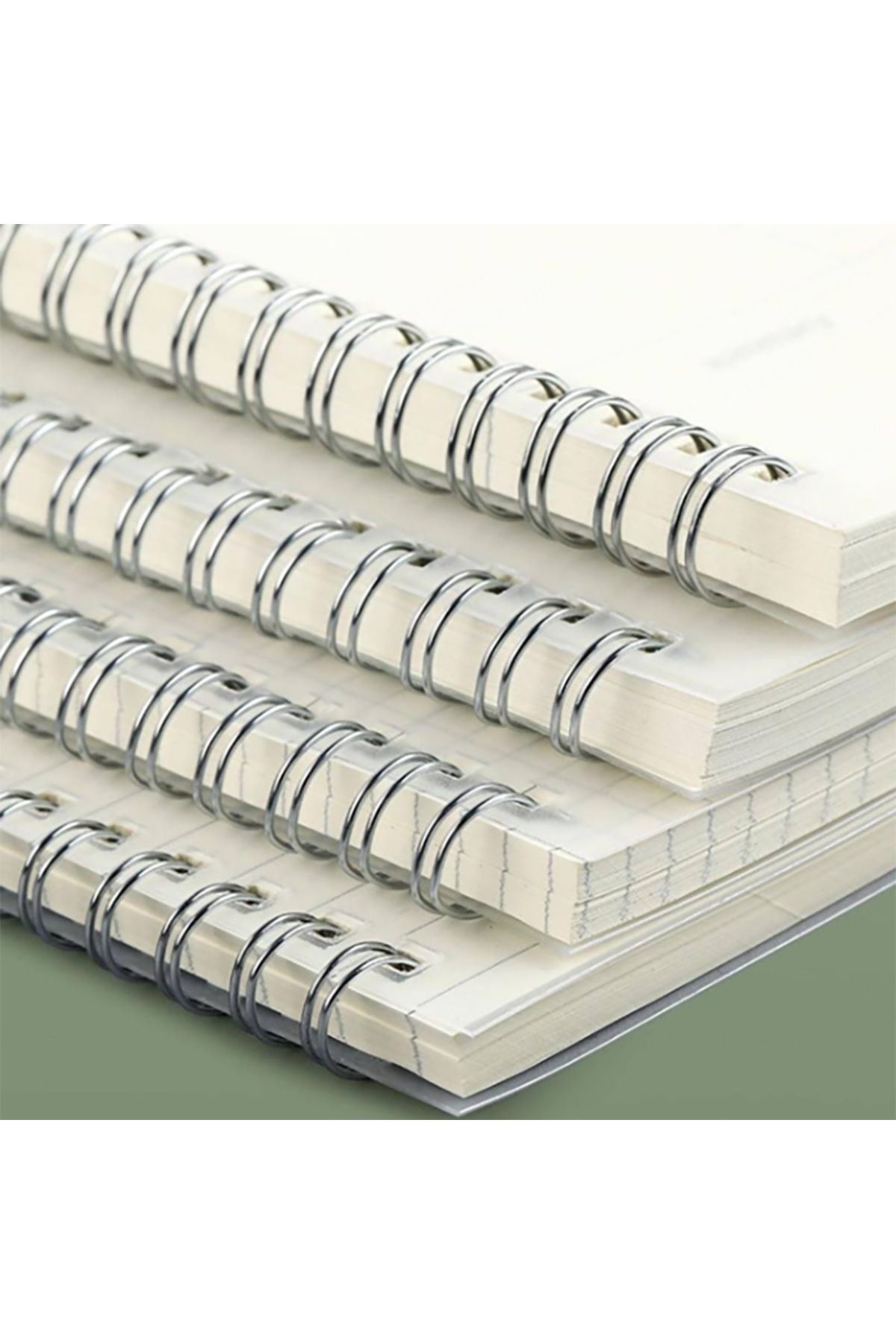 Choice-B5 A5/B5/A4 Coil Notebook Grids Upward Flipping Notepad 80 Sheets Hard Cover Sketchbook School Offic 6