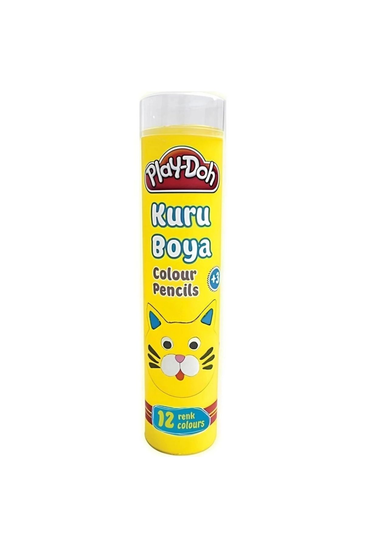 Basic Fun Çocuk Play-Doh Kuruboya Tüp 12 Renk