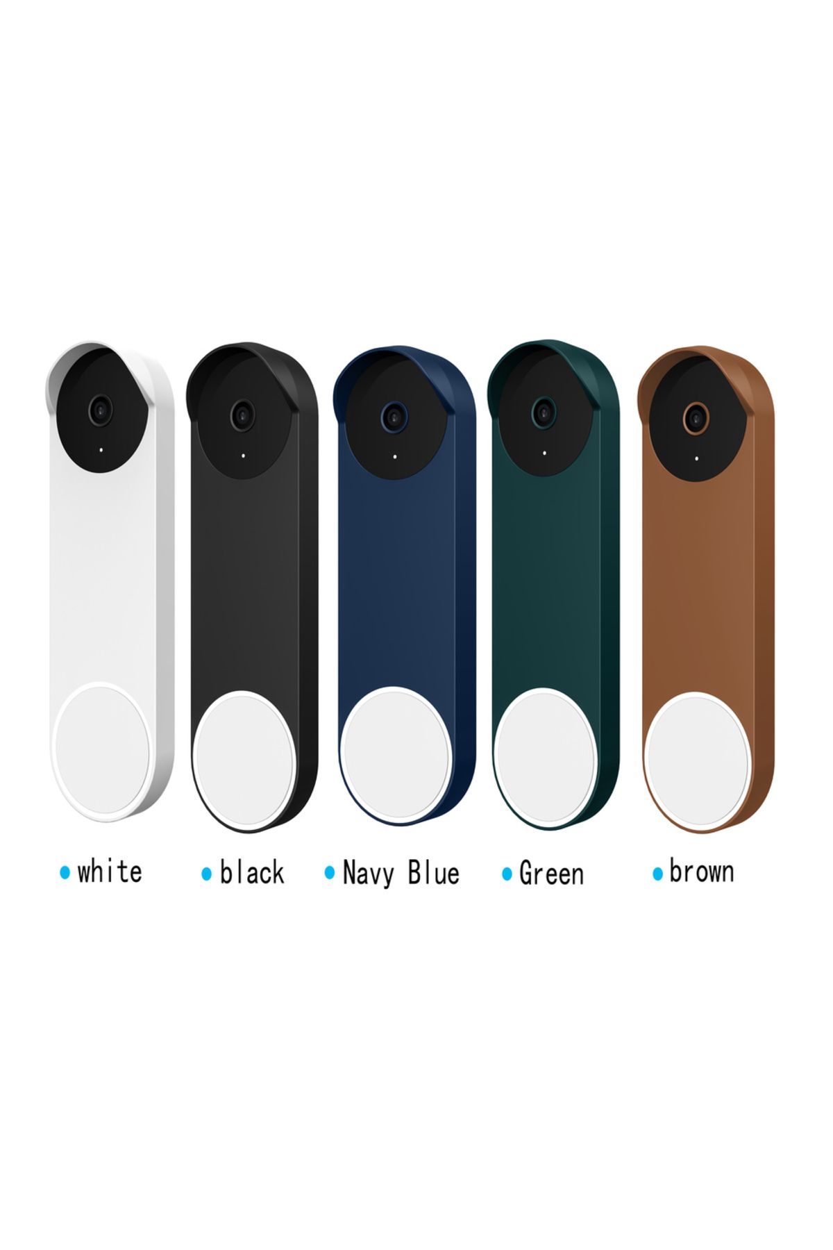 Choice-black The Doorbell Protective Cover Is Suitable For Google Nest Doorbell (Battery) 2021 Doorbell Sil 1