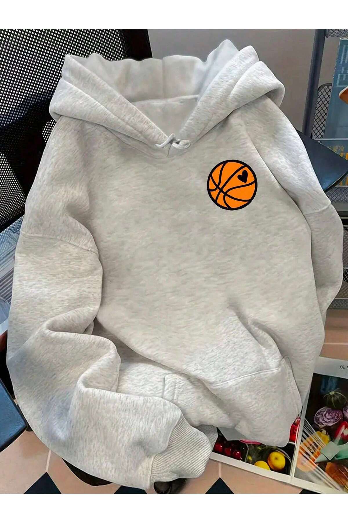 ACTIVE MODA -Unisex Sweatshirt CAME Jay Baskılı Hodies 3 iplik Kompakt Kumaş (İçi Pamuklu)