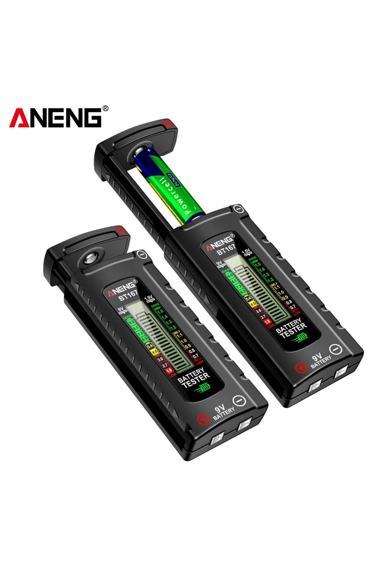 ANENG-Bt167 Battery Level Detector Multifunctional Quickly Measure Battery Level Abs Plastic Prec... 8