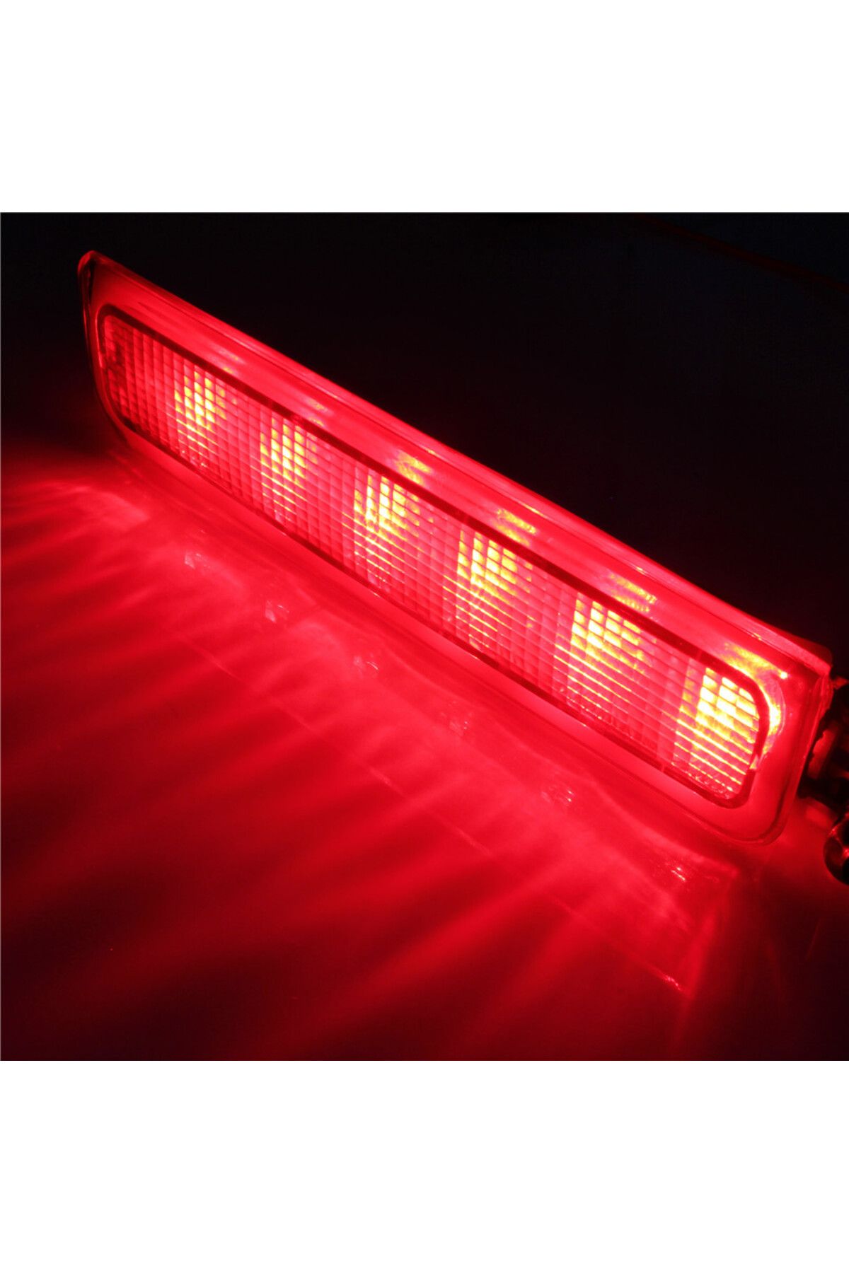 Choice-Red Red Angrong 1x Red Led Rear High Level Brake Stop Light Lamp For Vw Caddy Mk3 Box Estate 2004-2 4