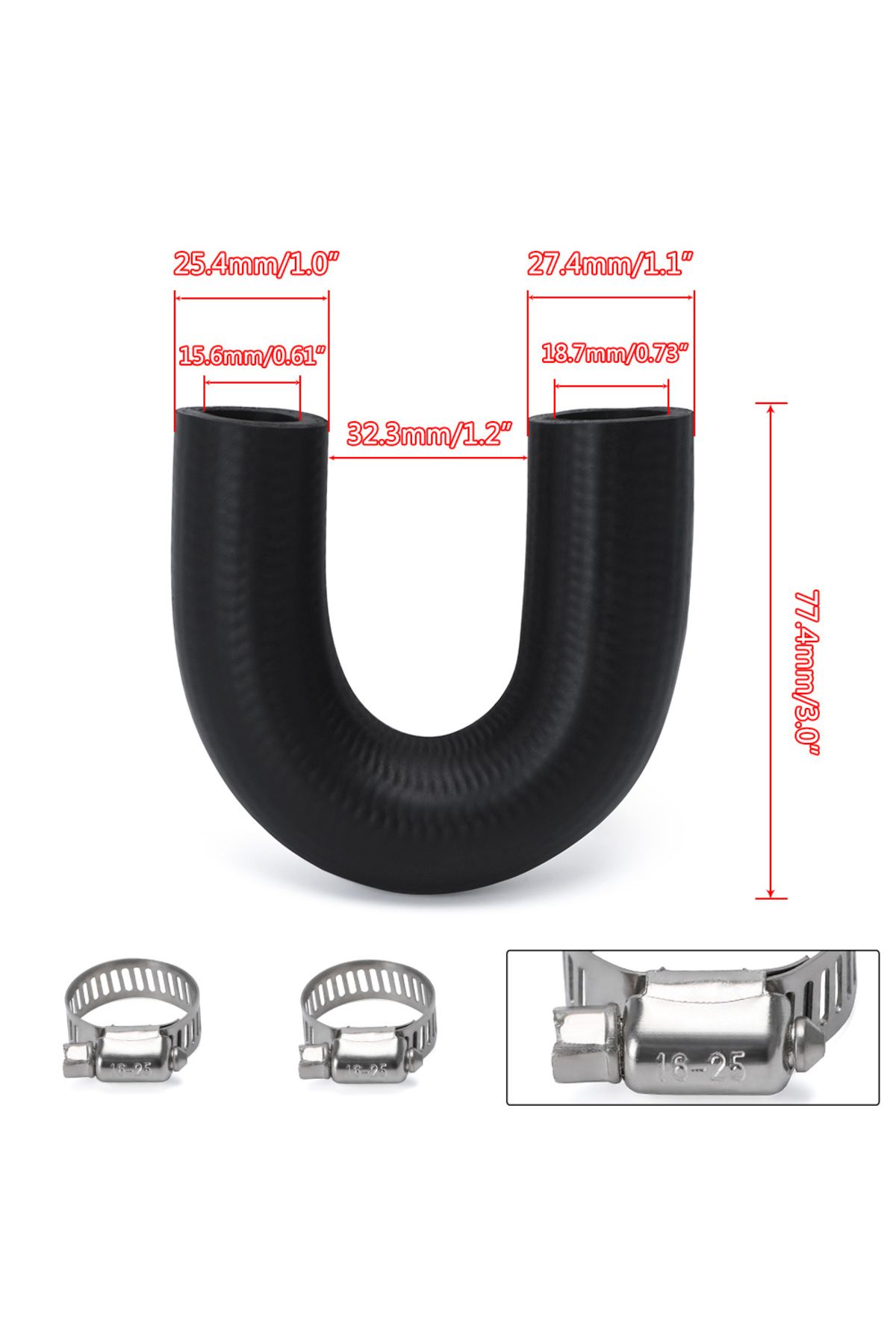 PQY-Heater Core Bypass Hose Coolant Crossover For 98-up GM Chevy Pontiac GEN 3 4 5 LSX LS1 LS2 LS3 LS... 3