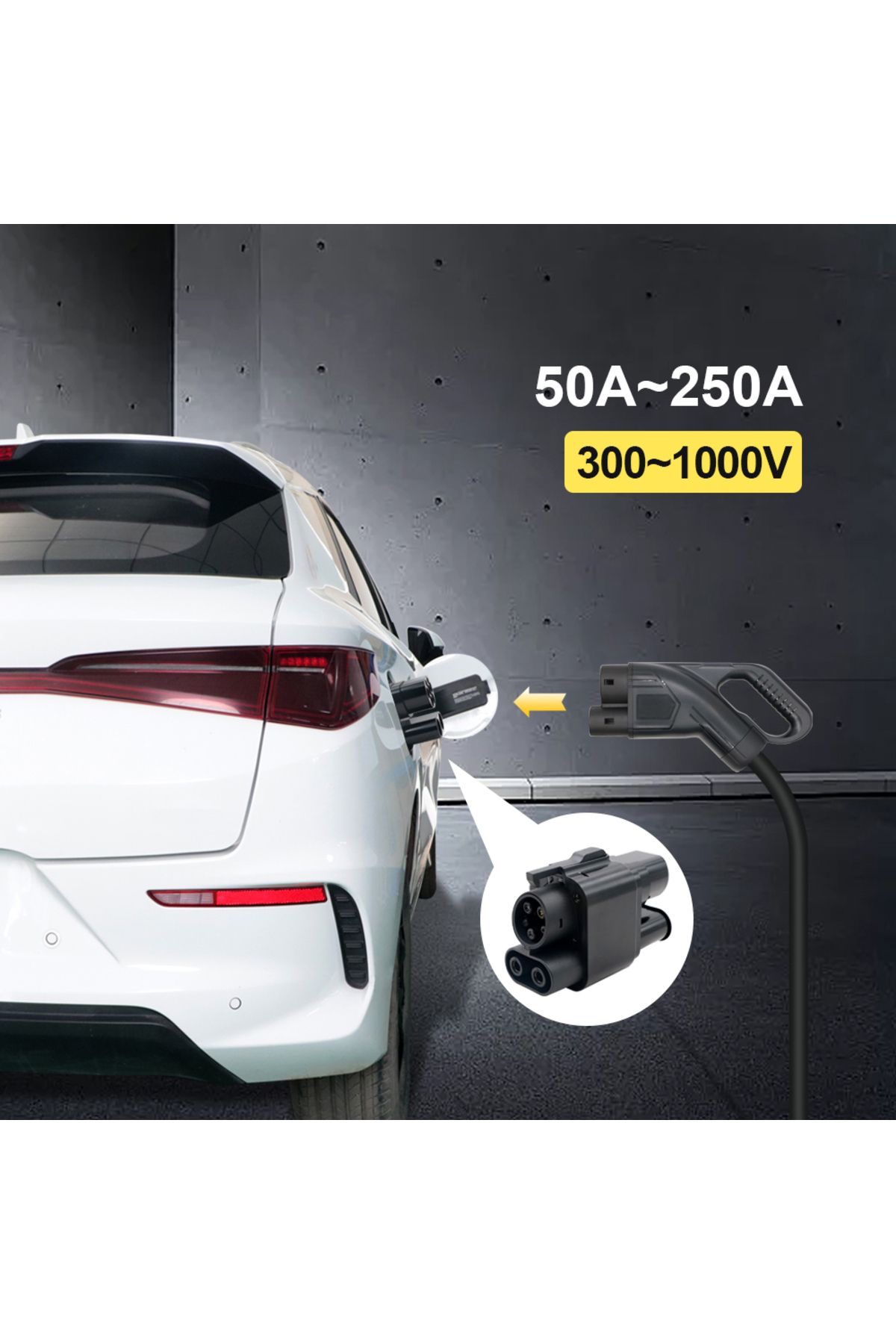KOLANKY-Ev Charger Adaptor Ccs2 To Ccs1 Ac Dc Fast Charging 250a For Eletric Vehicle Phev Hybrid Cars Ccs... 4