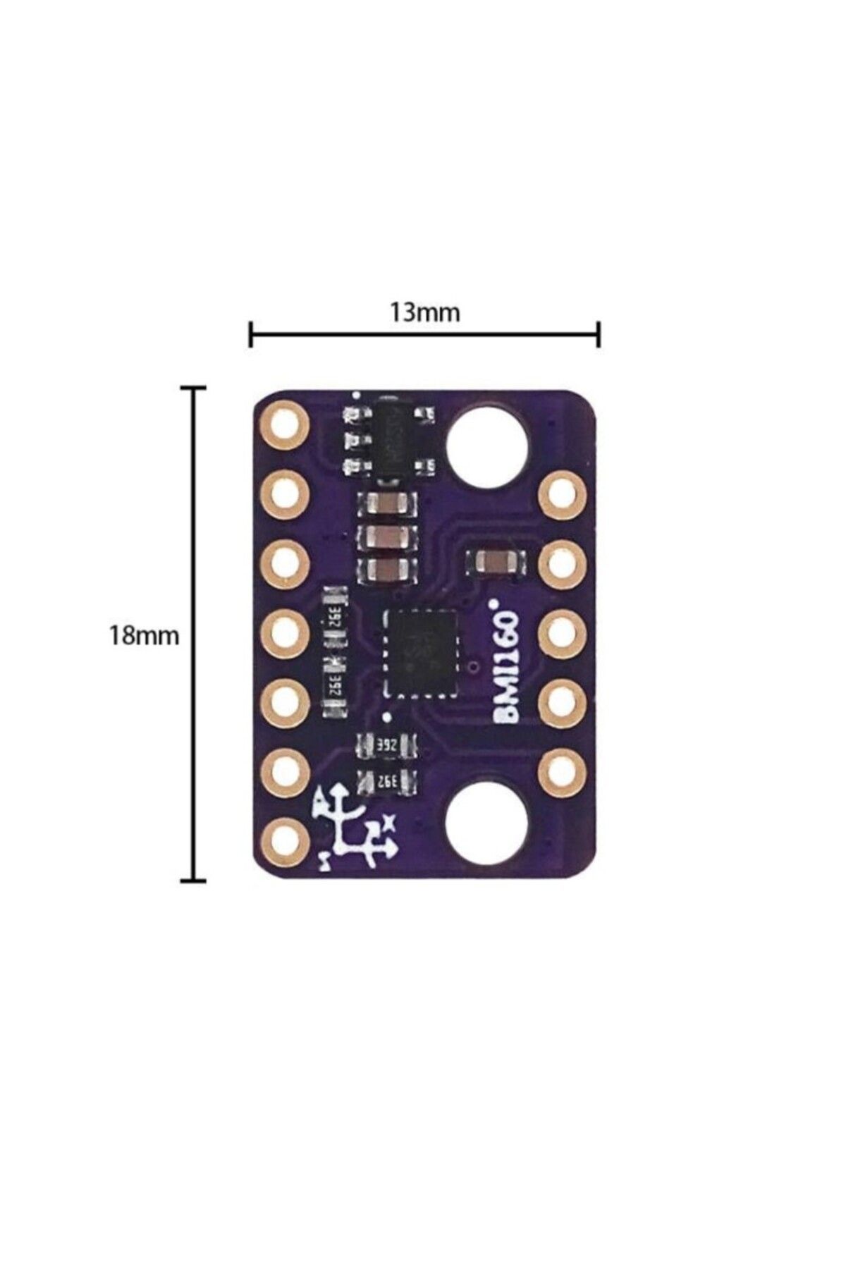 Choice-BMI160 GY-BMI160 6DOF 6-axis Rate Gyro Gravity Accelerometer Sensor Module IIC I2C SPI Communicat... 8