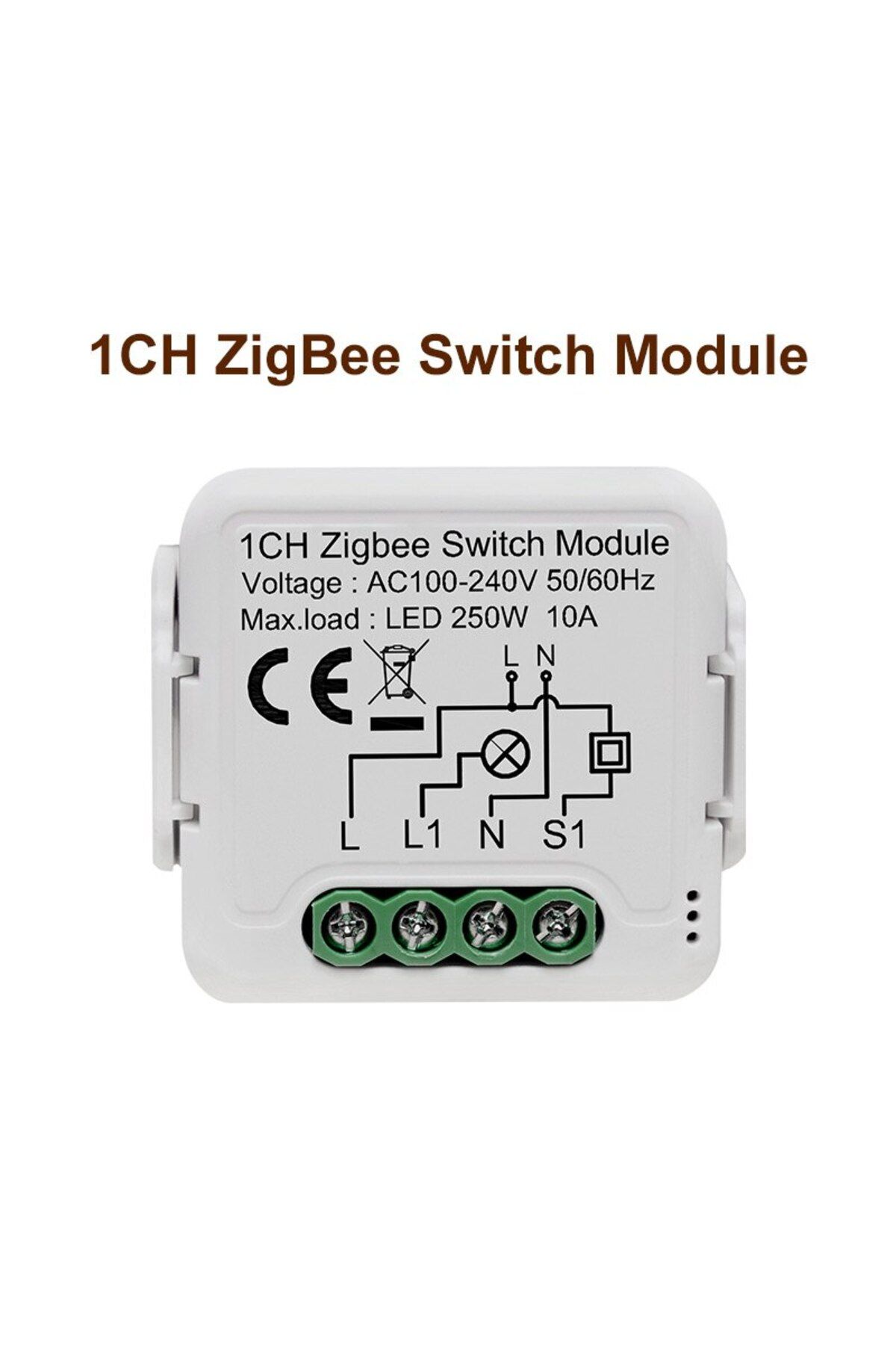 Choice-Jr-zds02 Girier Tuya Zigbee 3.0 Switch Module 10a Smart Home Diy Breaker 1 2 3 4 Gang Supports 2 Way 1