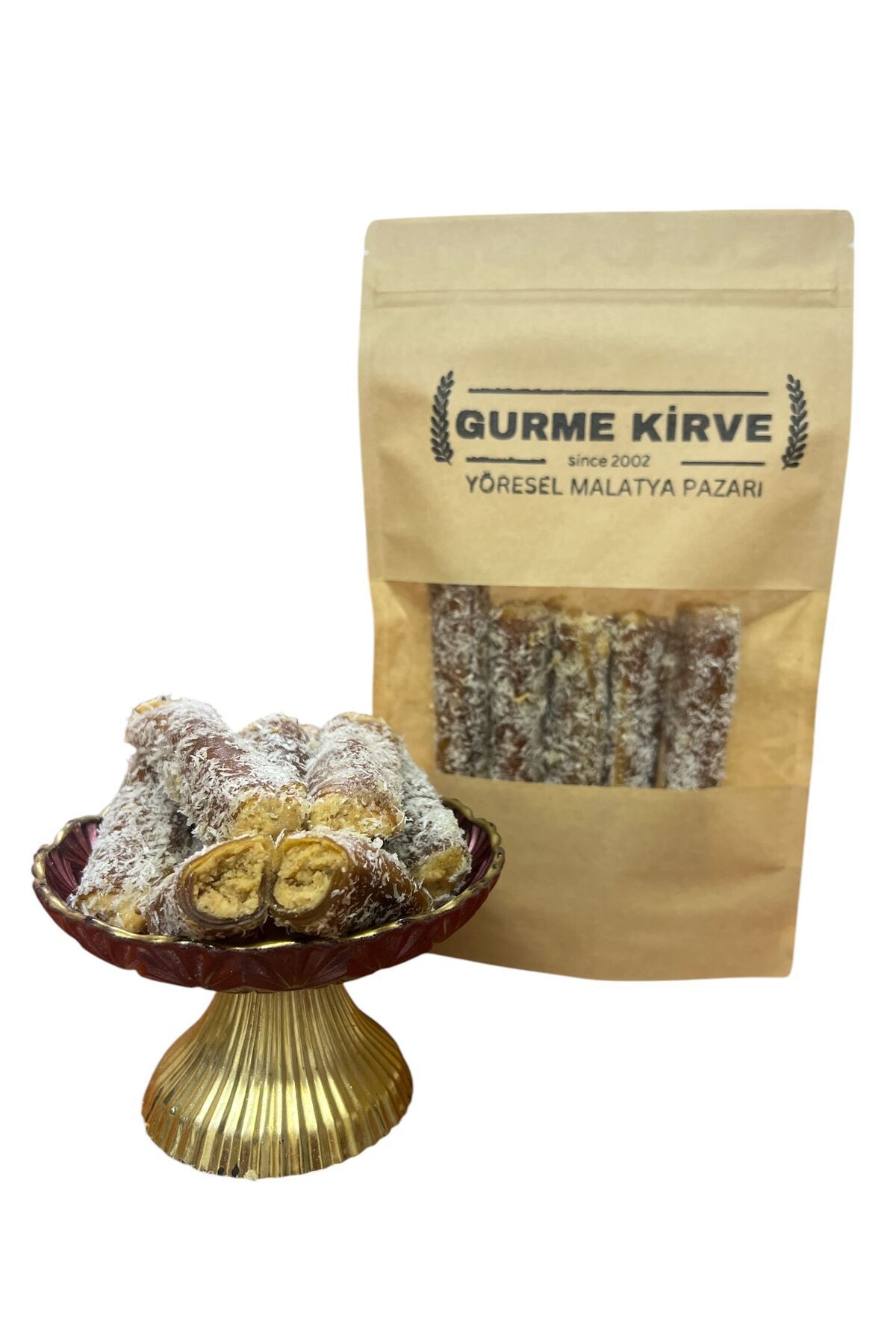 gurmekirve Hindistan Cevizli Fındıklı Sarma 400 GRAM