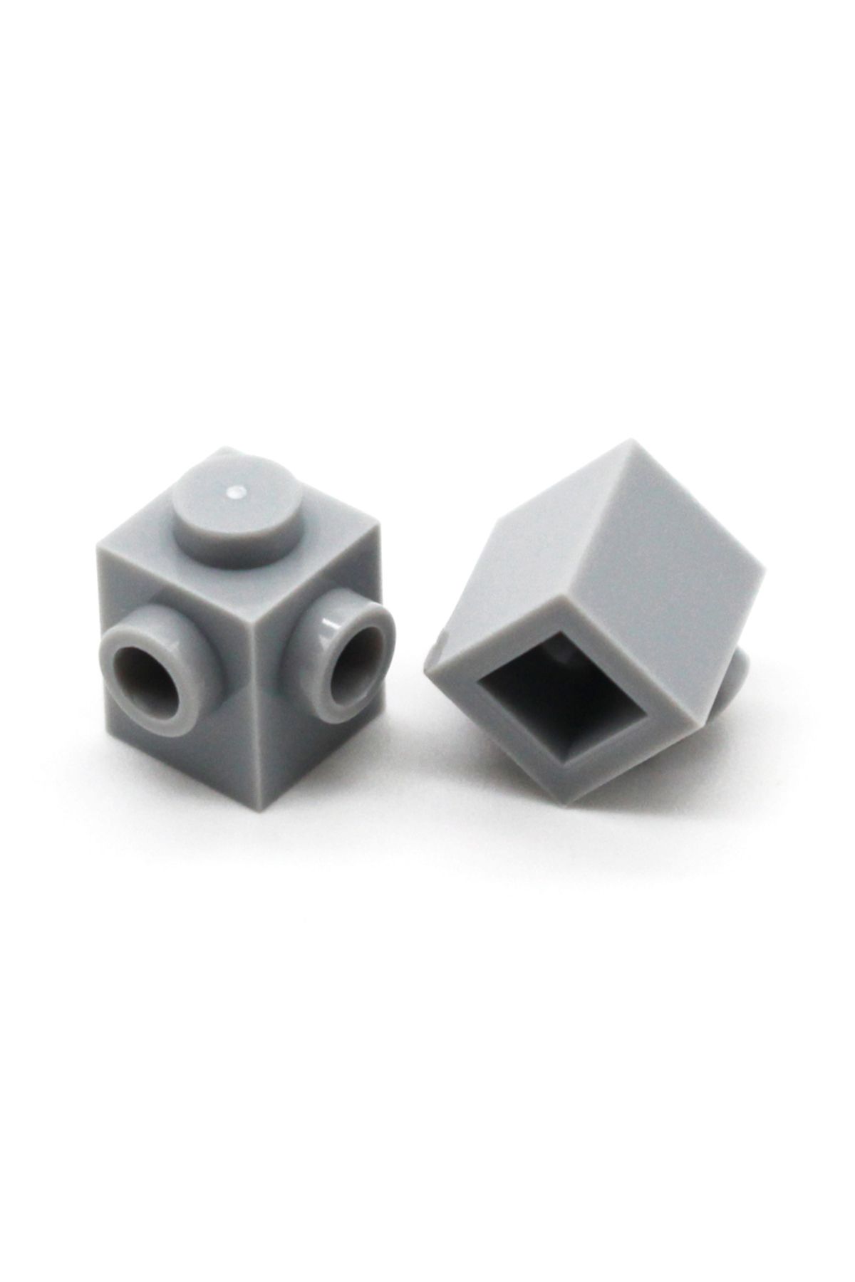 Choice-Light Grey 30pcs 30pcs Moc 26604 Brick Modified 1x1 With Studs On 2 Sides Adjacent Building Blocks S 1