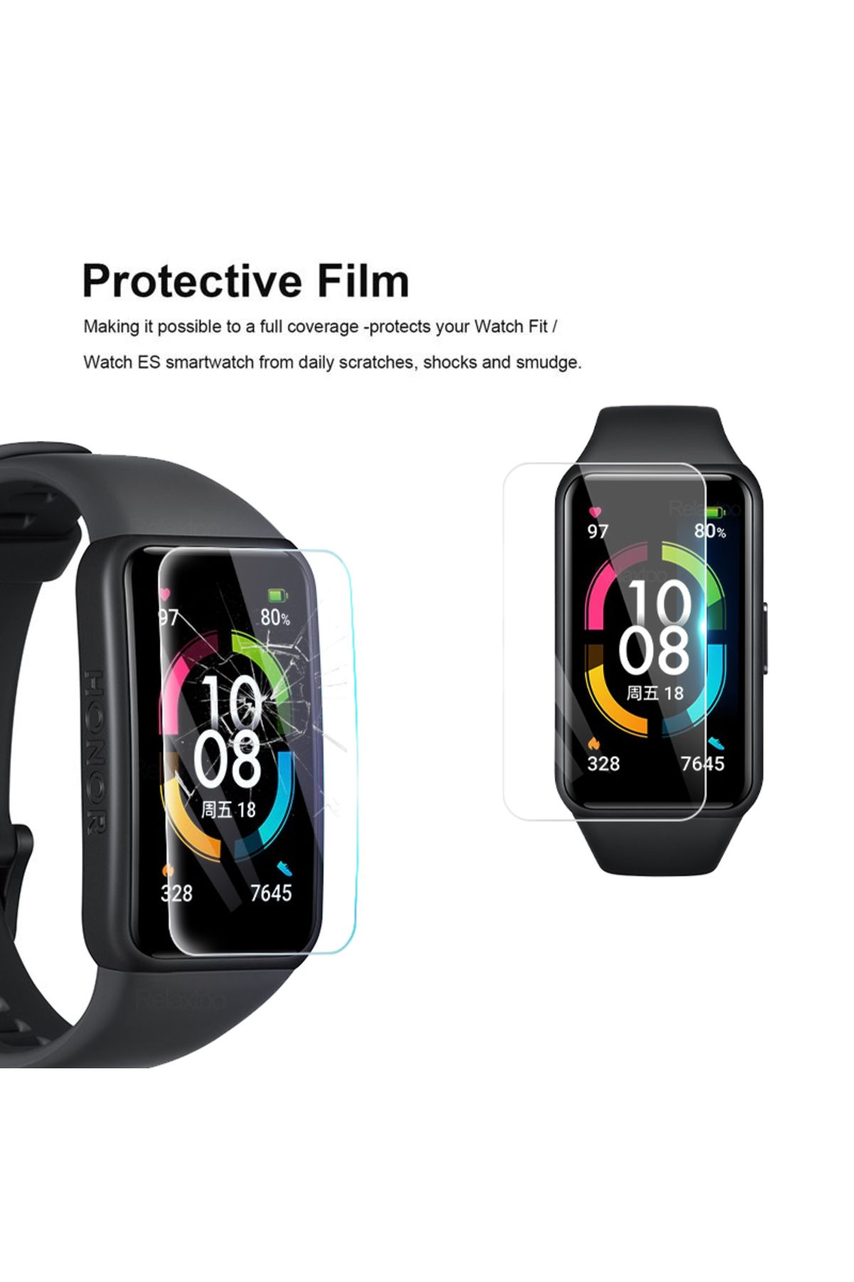 Choice-Honor Band 3 1pcs HD Soft Protective watch film For Huawei Band 8 7 6 Pro Quality Full Screen Protec 6