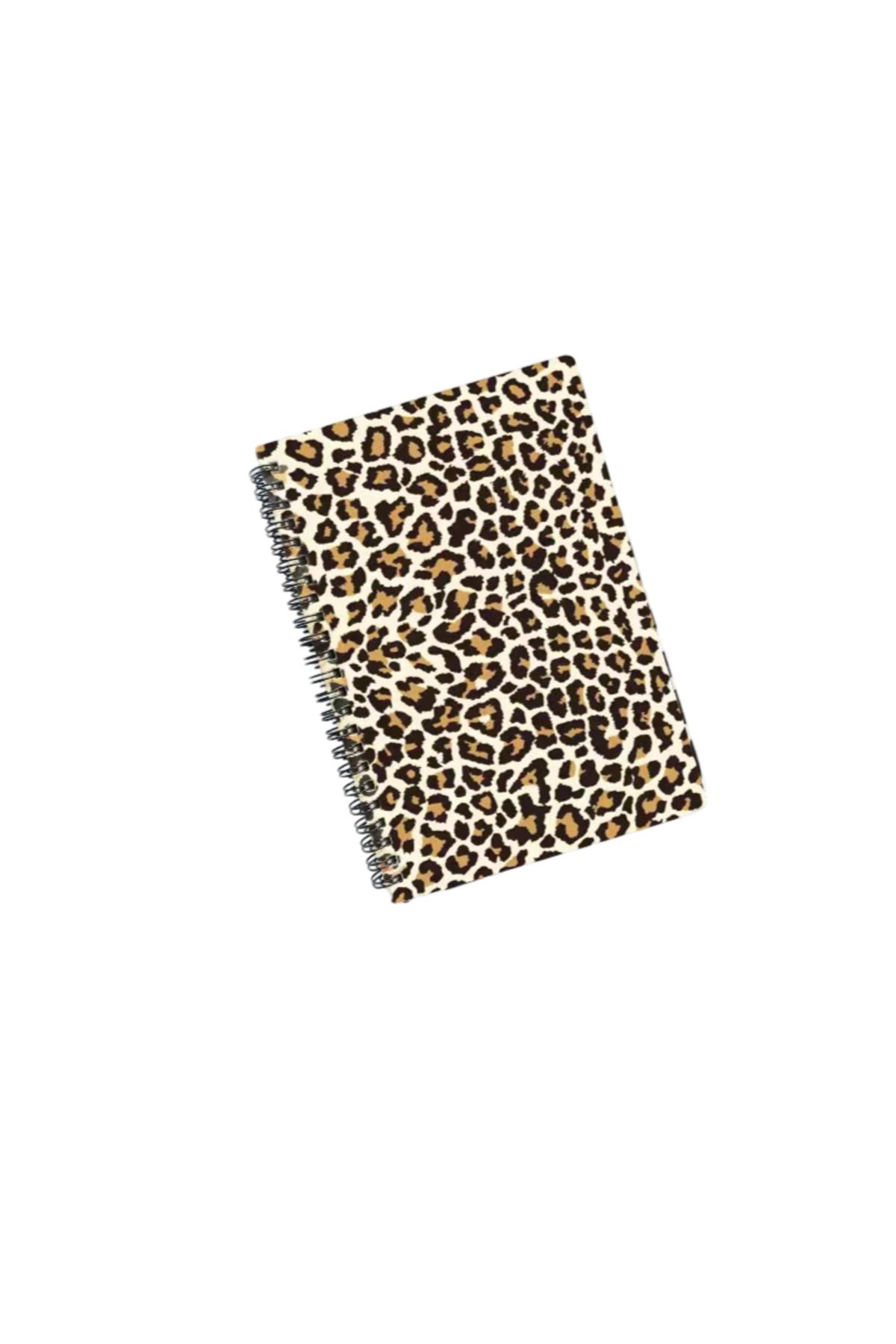 Choice-A5 simple leopard print notebook cow stripe horizontal line coil student portable diary business ... 1