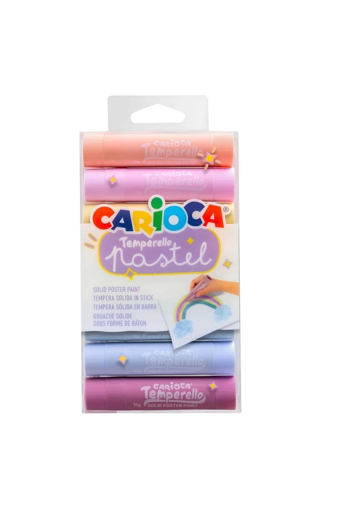 Basic Fun Çocuk Carioca Temperello Stick Poster Boyama Kalemi Pastel 8'li 42673