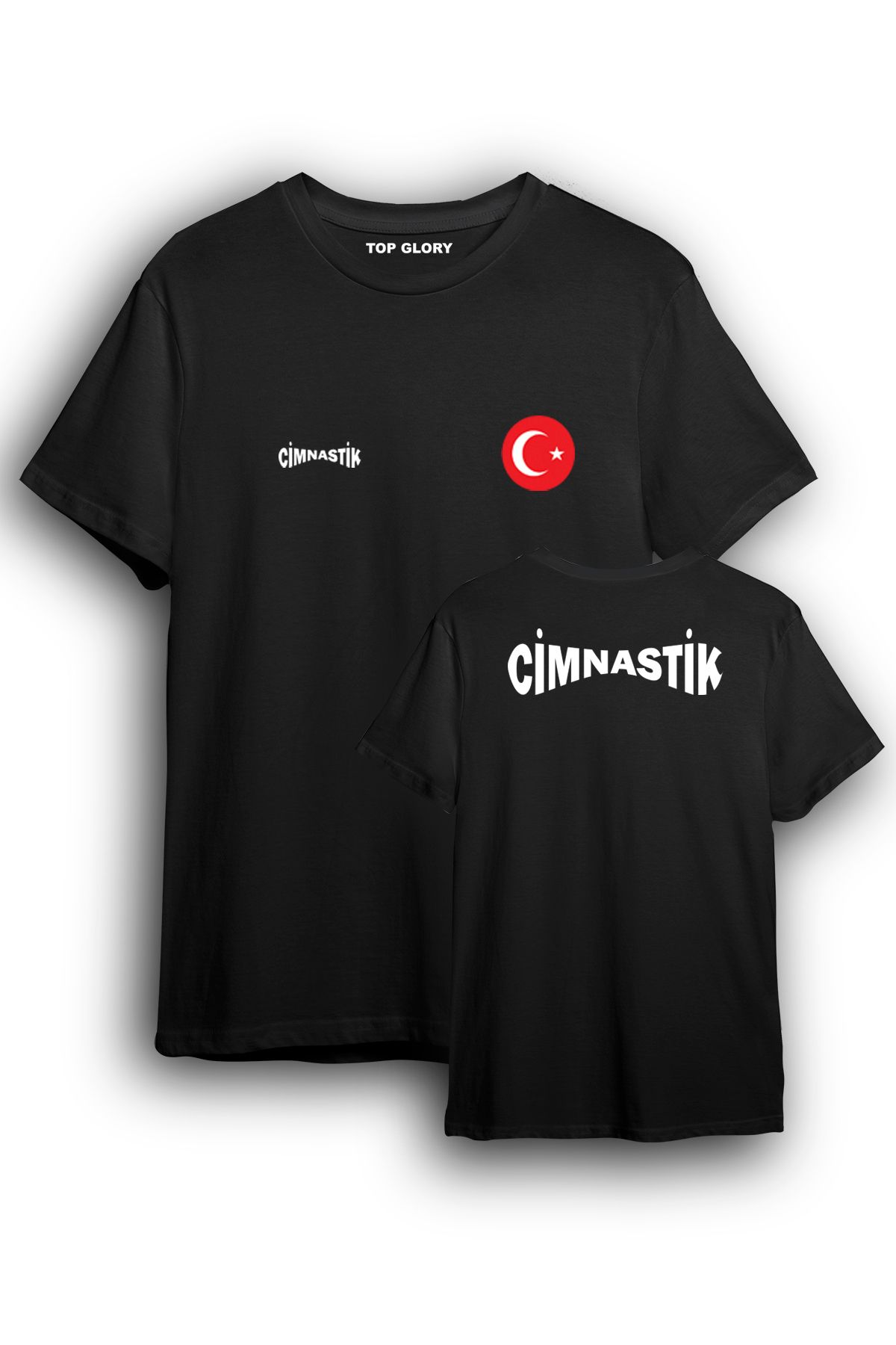 TOP GLORY Cimnastik Milli Takım Tişört Cimnastik T-Shirt CMCS3001