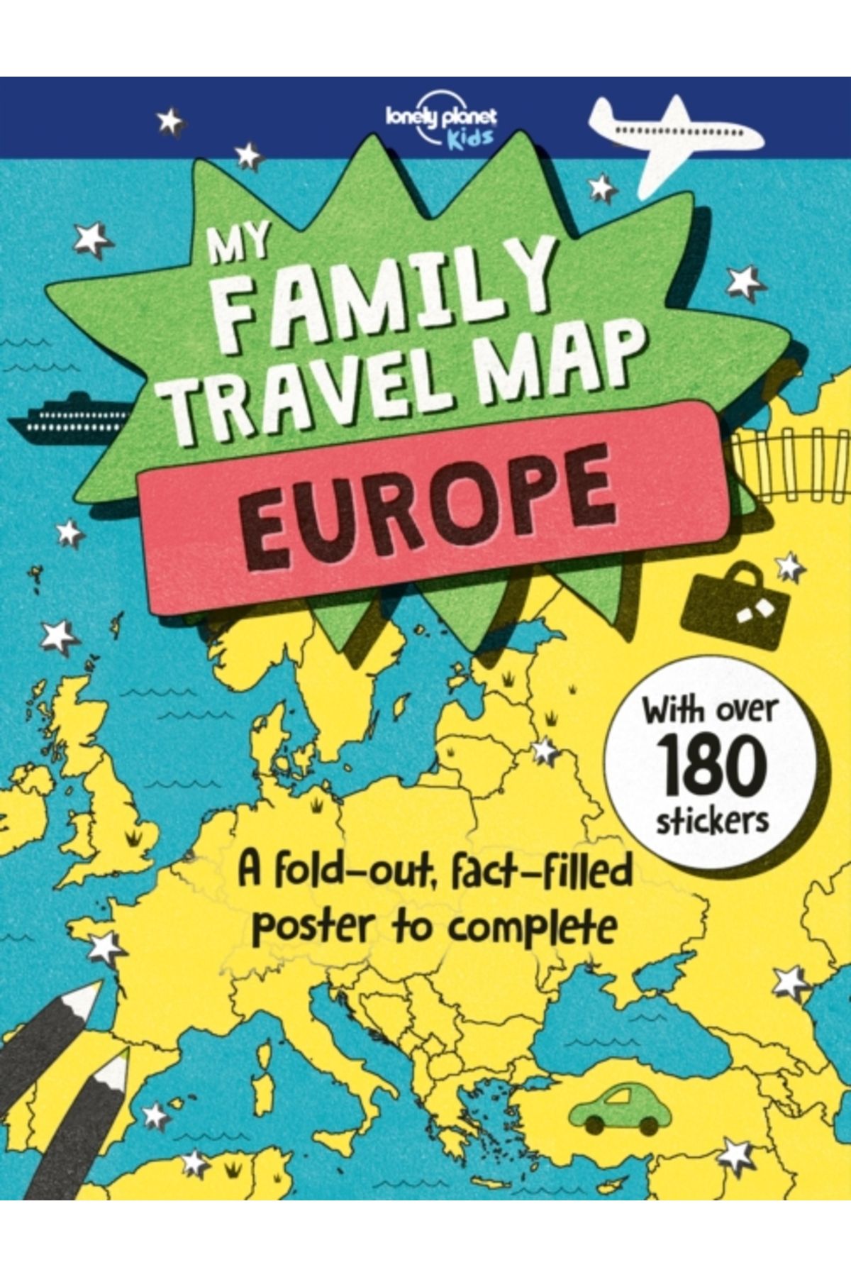 Pandora Kitabevi Europe : My Family Travel Map -LP-