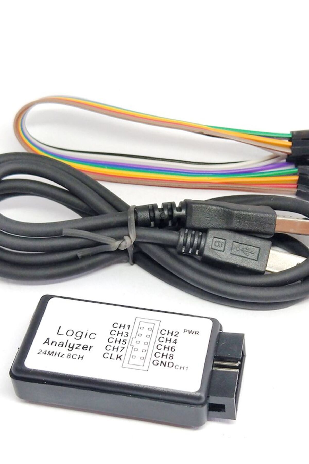 meterk-محلل منطق USB 24M 8CH متحكم صغير ARM FPGA أداة تصحيح 8 قنوات يمكن جمعها في نفس ... 7