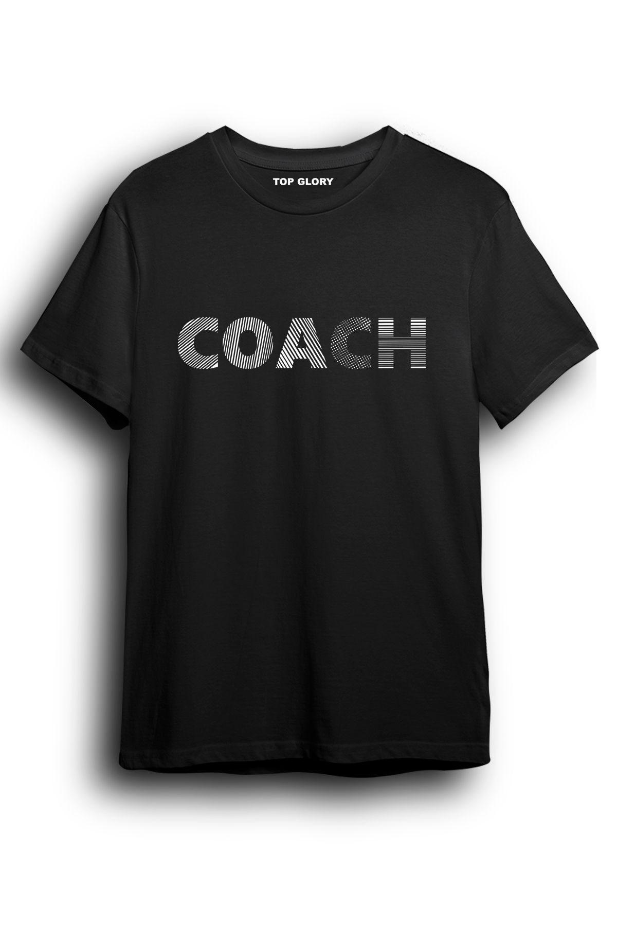 TOP GLORY Özel Tasarım Siluette Coach Tişört Coach T-Shirt CCH4003