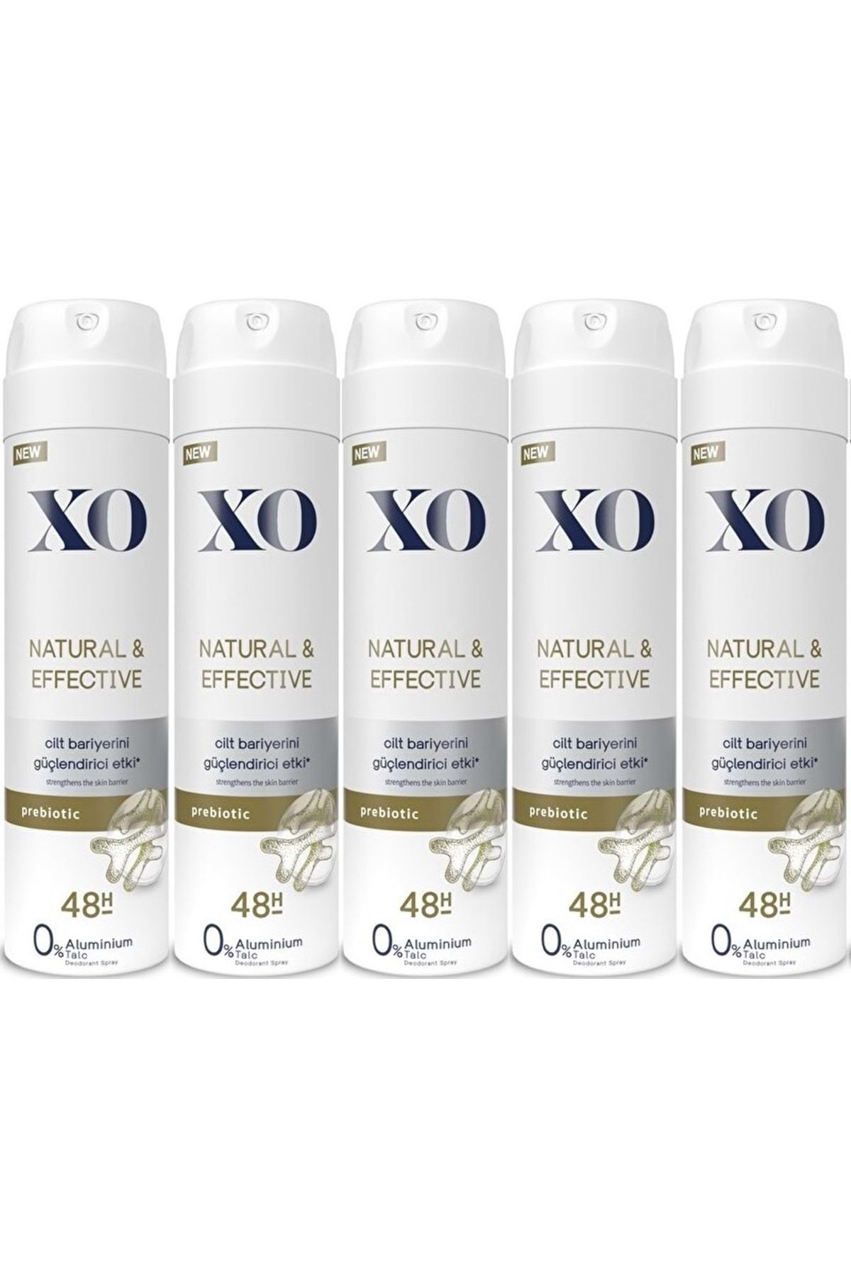 Xo Deodorant 150ML Women-Kadın Natural & Effective (5 Li Set)