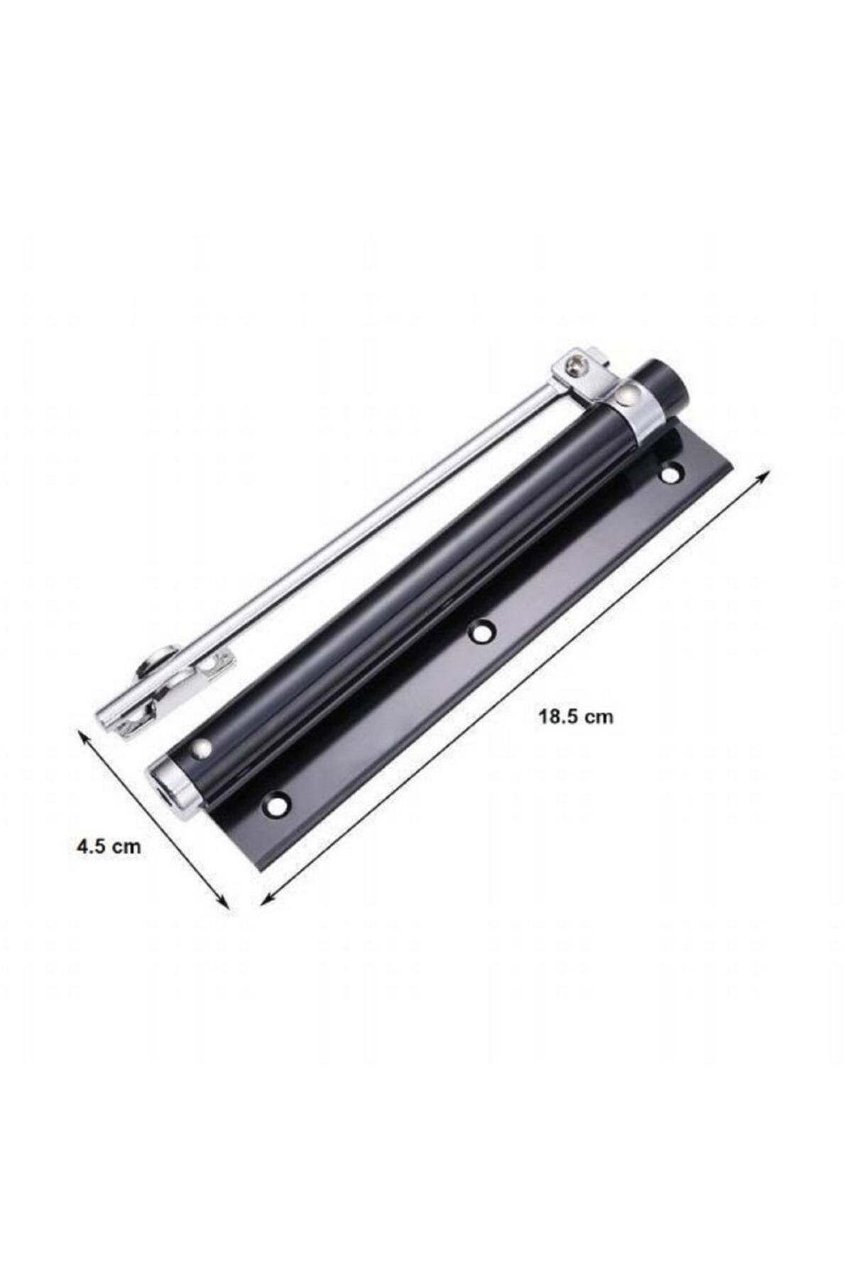 Marelli-Servo Black Black Automatic Door Closer Door Push Spring, Garden Door Closer 4