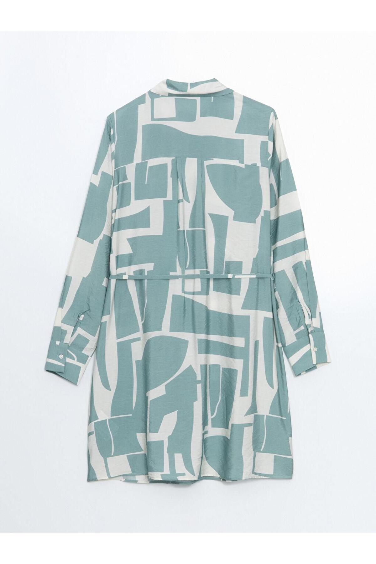 LC Waikiki-LCWAIKIKI Classic Patterned Women's Shirt Tunic 6