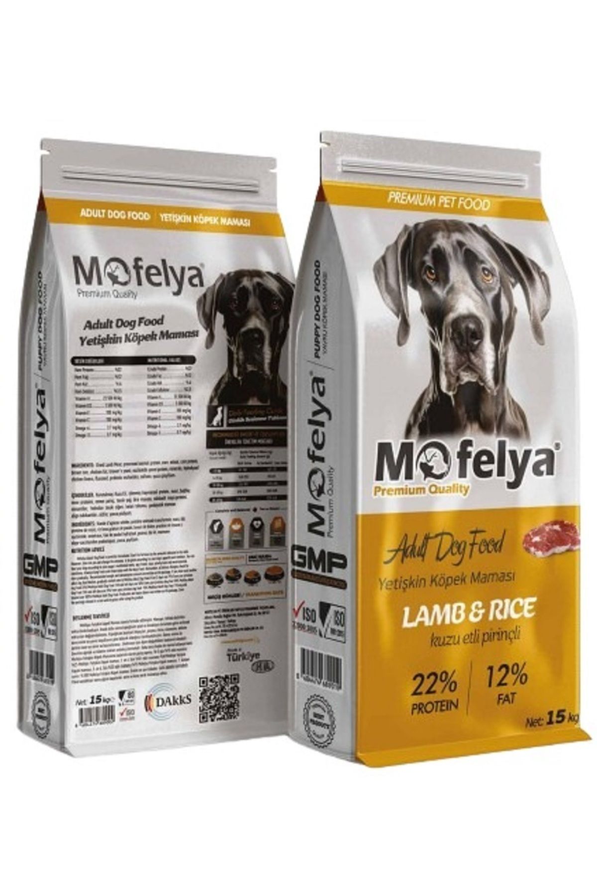 MOFELYA Yetişkin Köpek Maması 15 kg Kuzu Etli Pirinçli