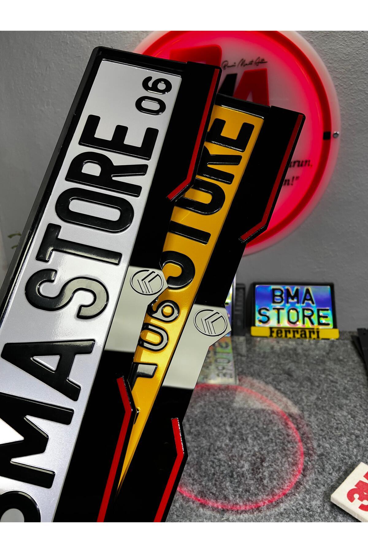 BMASTORE06 CİTROEN LİP Model Pleksi Plakalık (1ÇİFT,2ADET