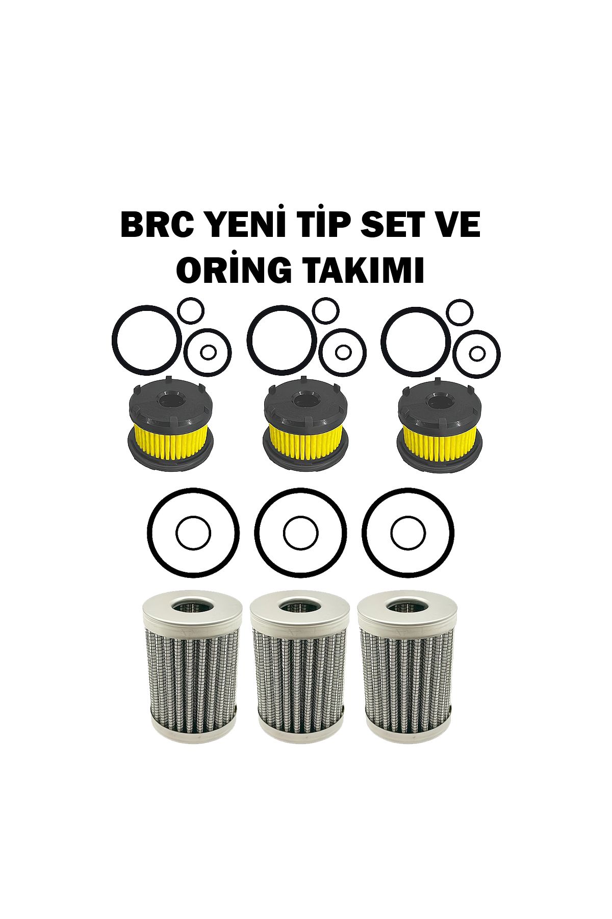 kenzybear BRC LPG Filtre Seti Yeni Tip Contalarıyla Birlikte BRC LPG FİLTRESİ