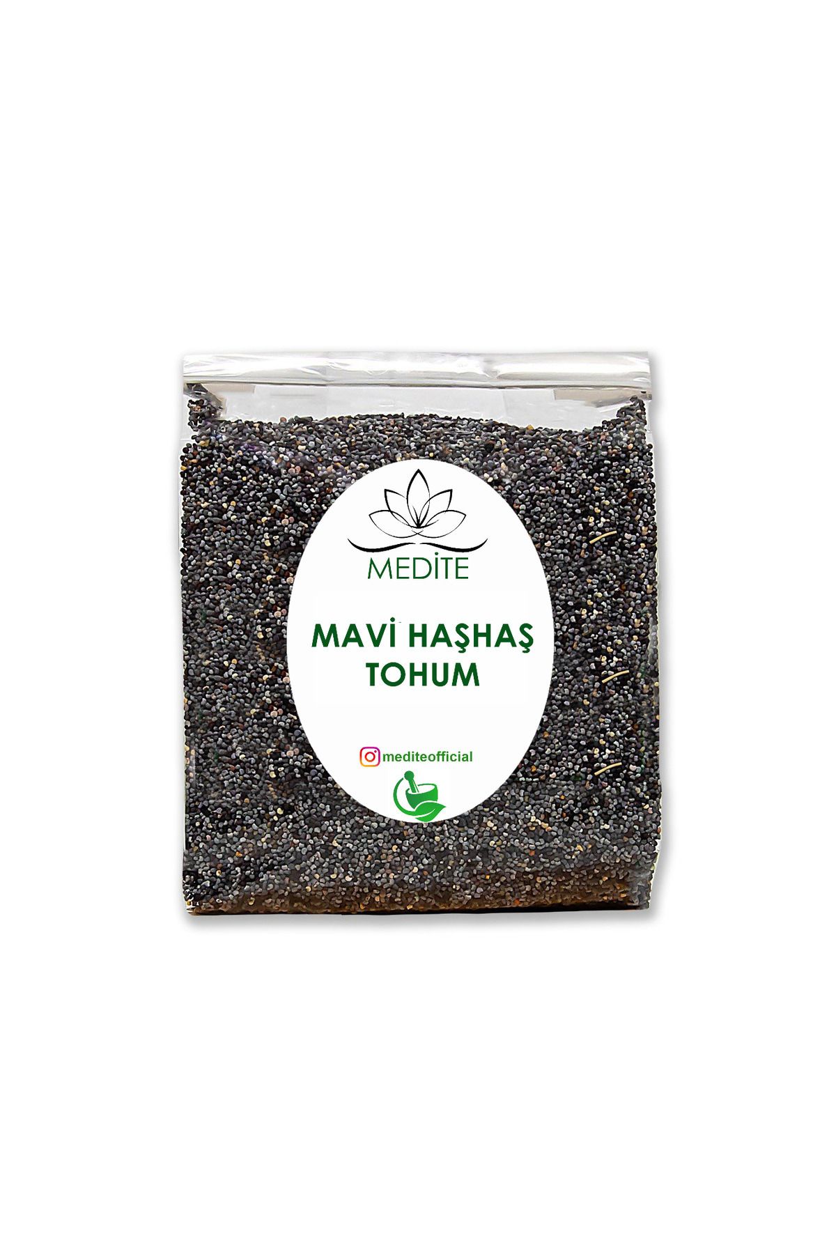 Medite Mavi Haşhaş Tohum Yeni Hasat 75 Gr