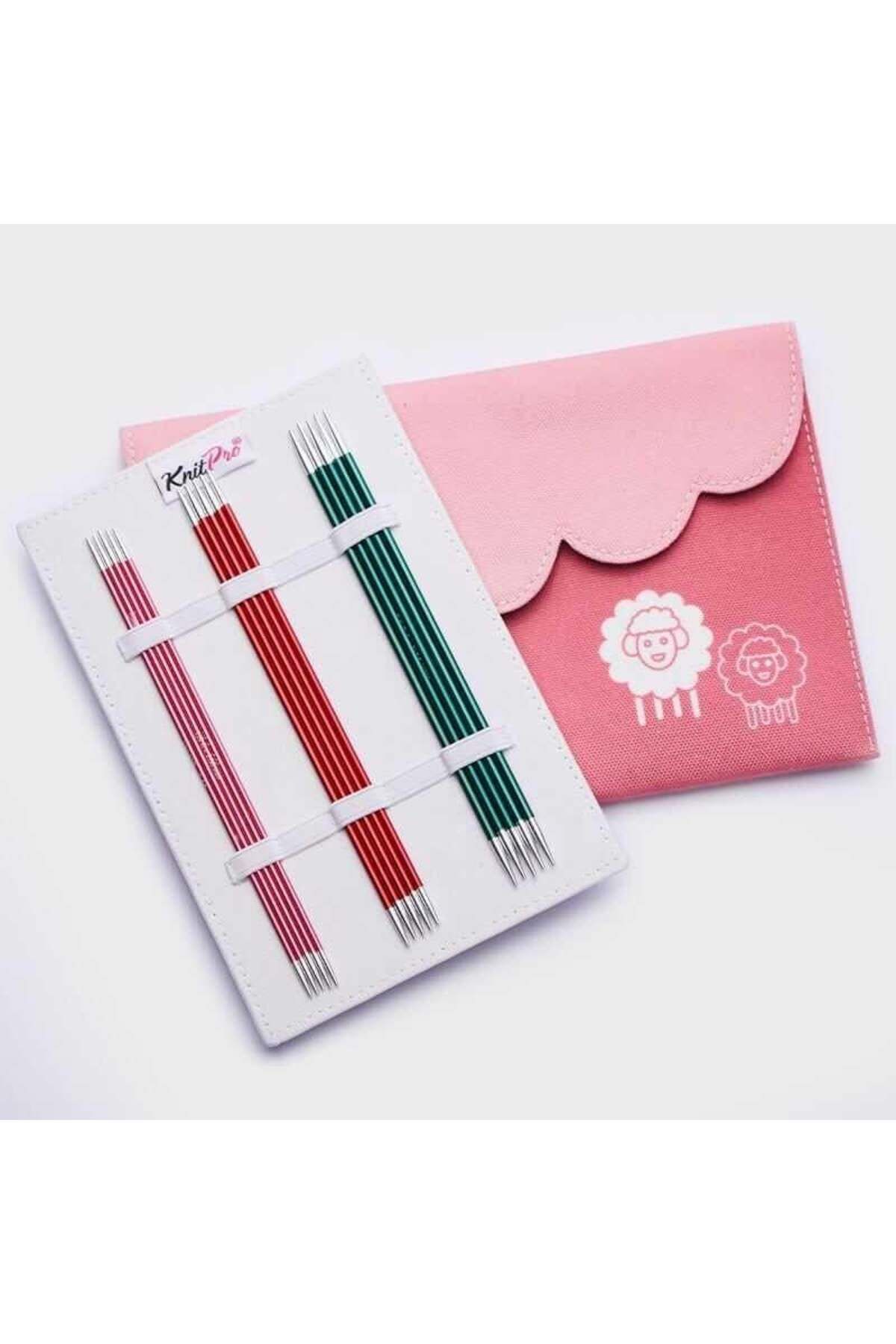 KnitPro-Zing Flat Double End Sock Skewer Set 15 cm 47421 (New Packaging) 1