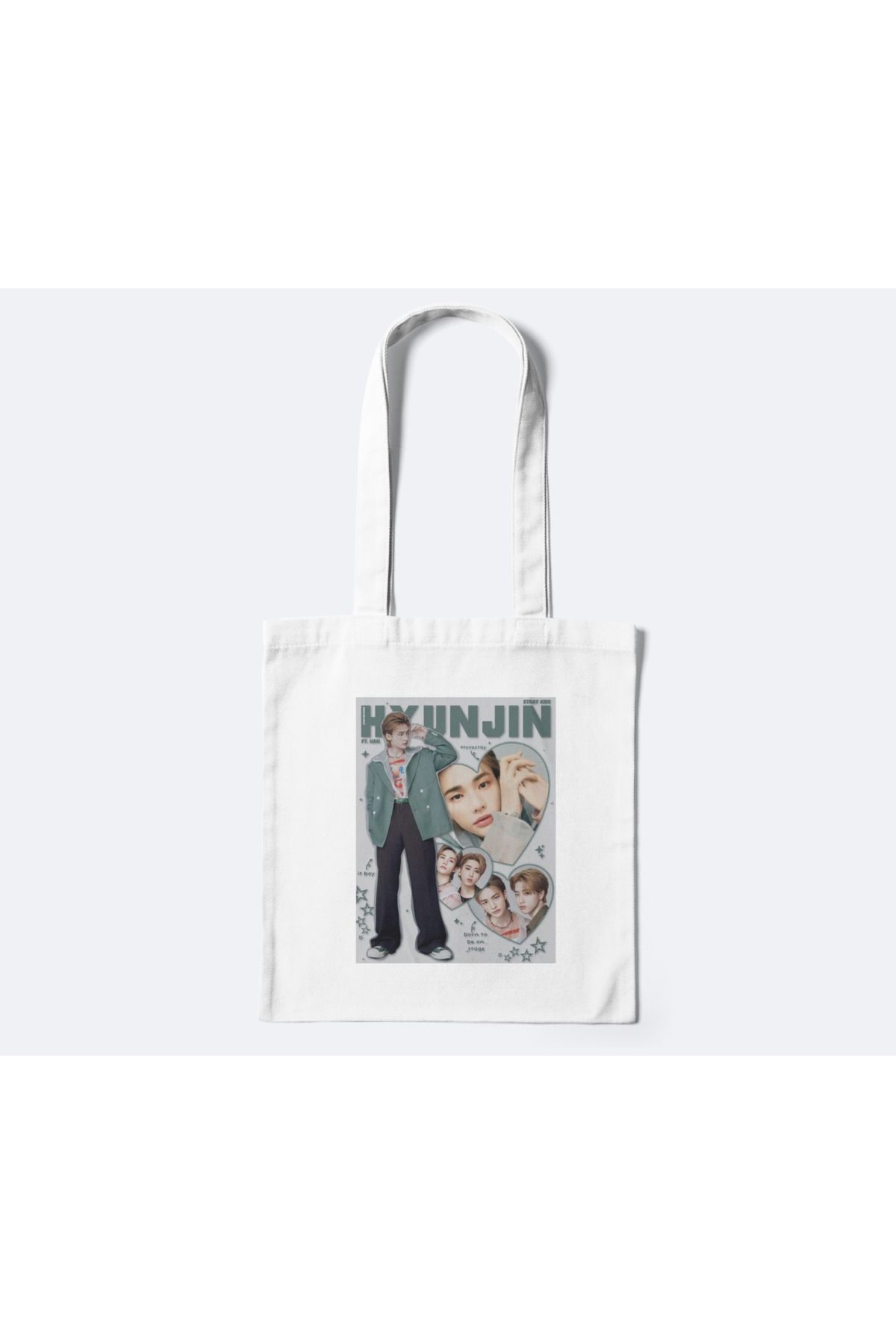 redame Stray Kidz Kpop Y2K Retro Bez Çanta Tote Bag