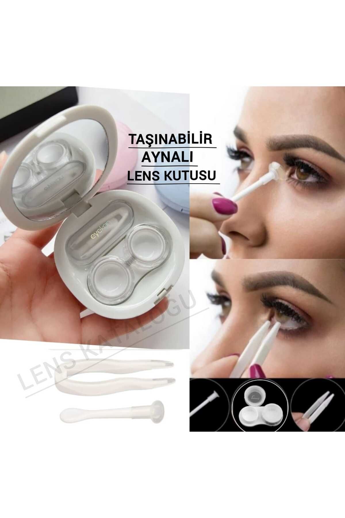 Eyeshop TAŞINABİLİR AYNALI LENS KUTUSU