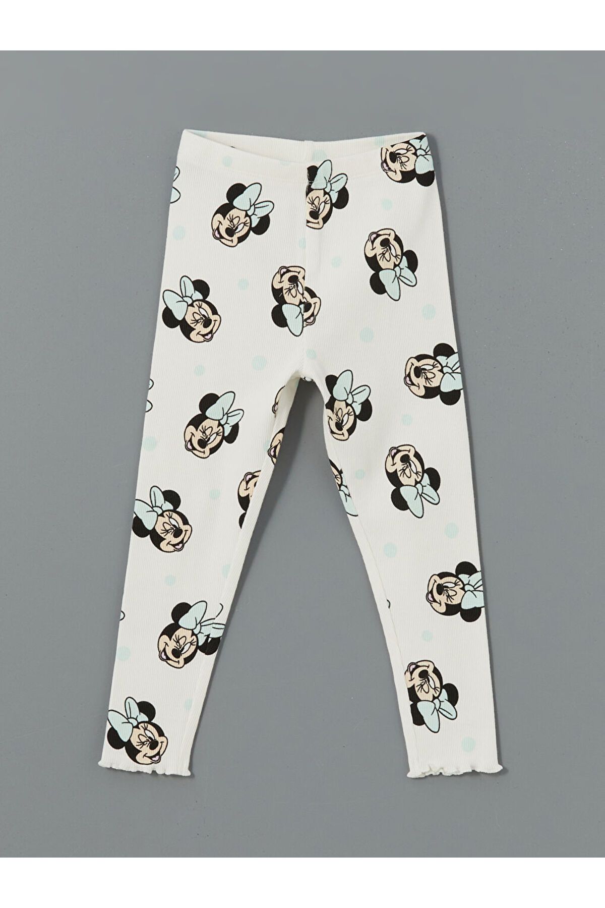 LC Waikiki Minnie Mouse Baskılı Kız Çocuk Tayt
