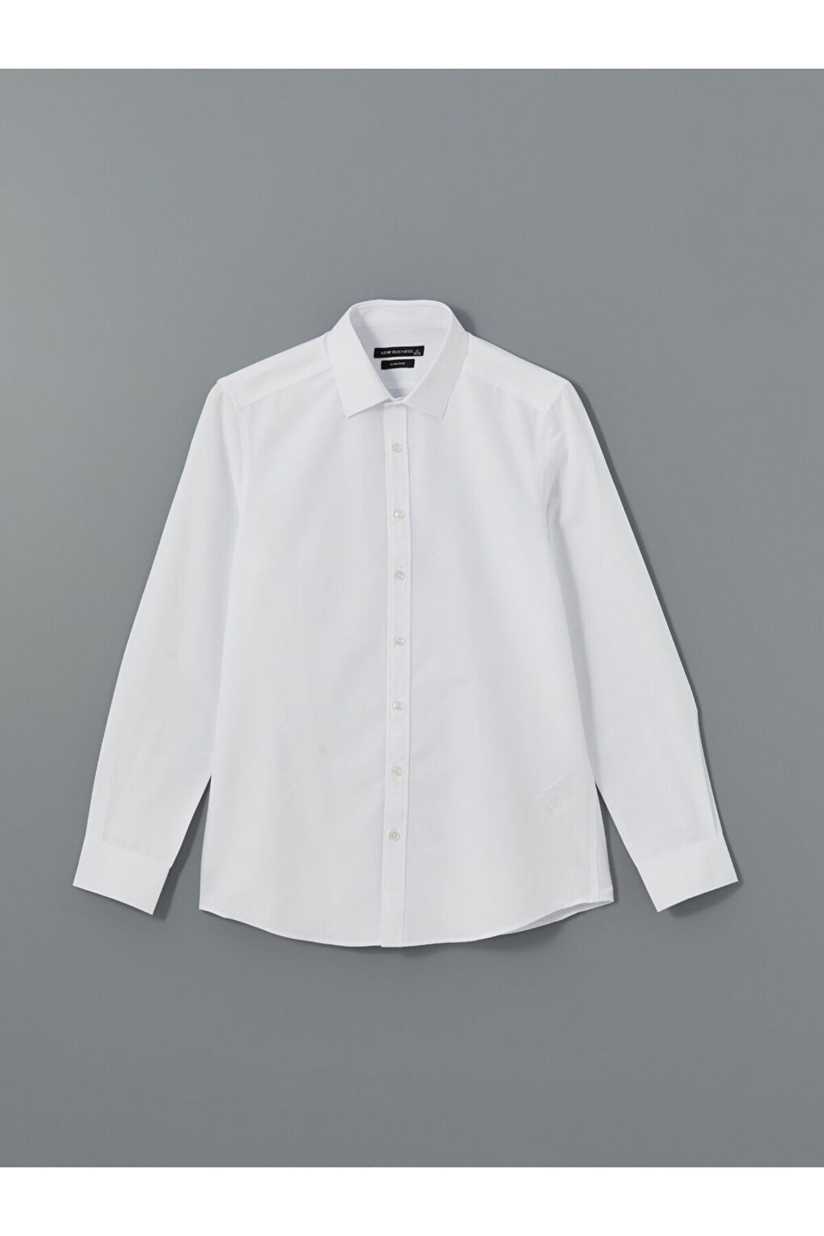 LC Waikiki-Чоловіча сорочка з попліну з довгим рукавом LCWAIKIKI Formal Slim Fit 5