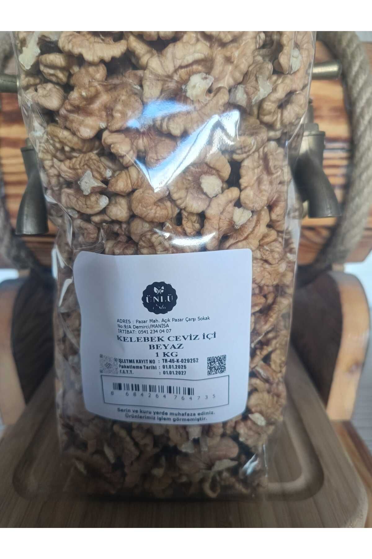 ÜNLÜ ŞİFA Kelebek Beyaz Ceviz İçi 1 KG