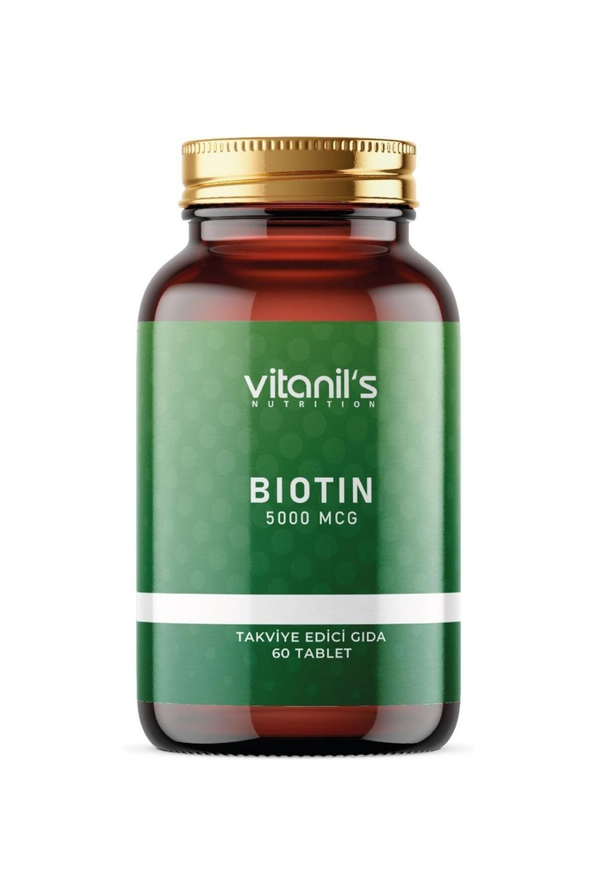 Vitanil's Nutrition Biotin 60 Tablet - 5000 mcg