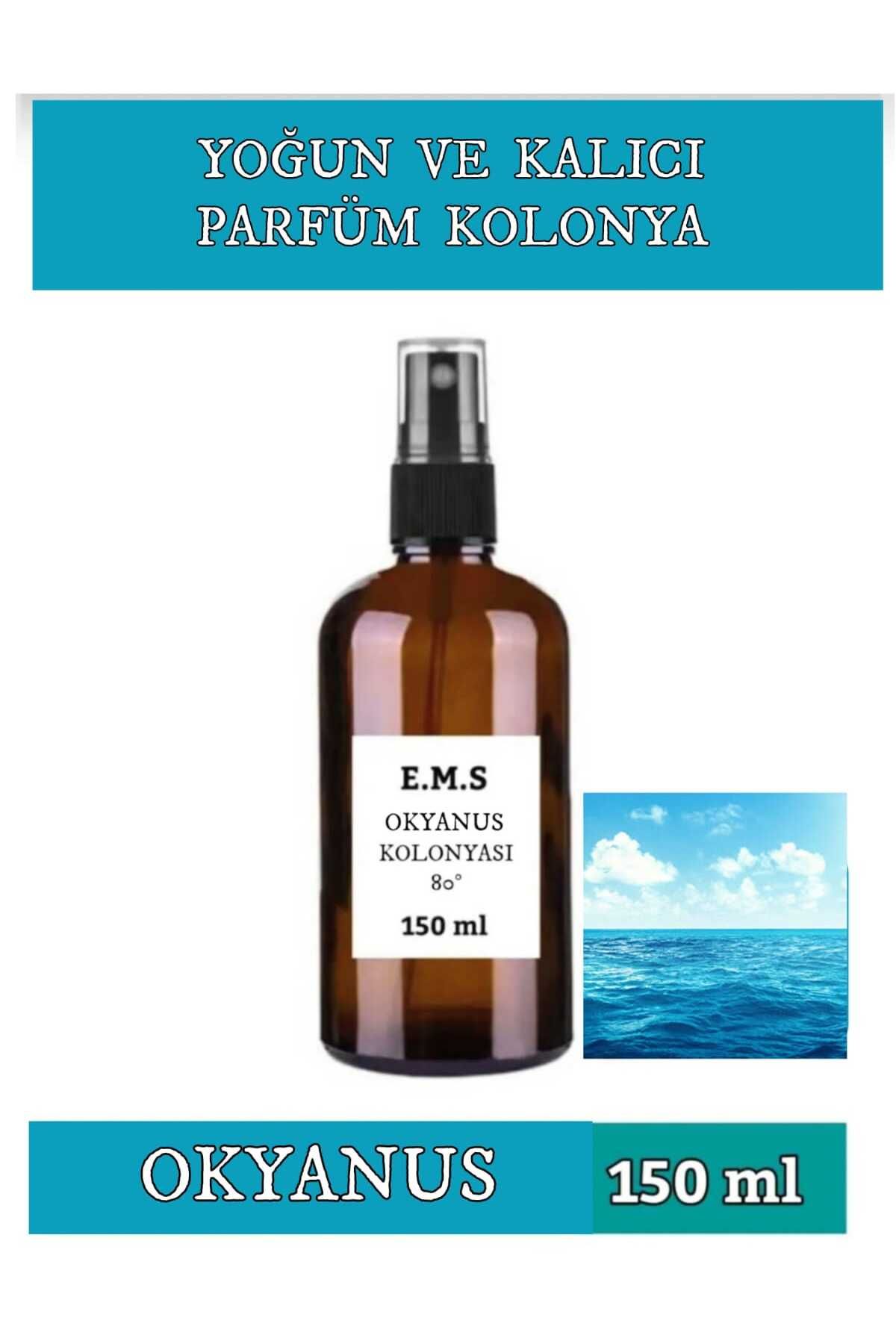 E.M.S AVM OKYANUS KOLONYASI 150 ML YOĞUN VE KALICI 80 DERECE OKYANUS PARFÜMLÜ KOLONYA.