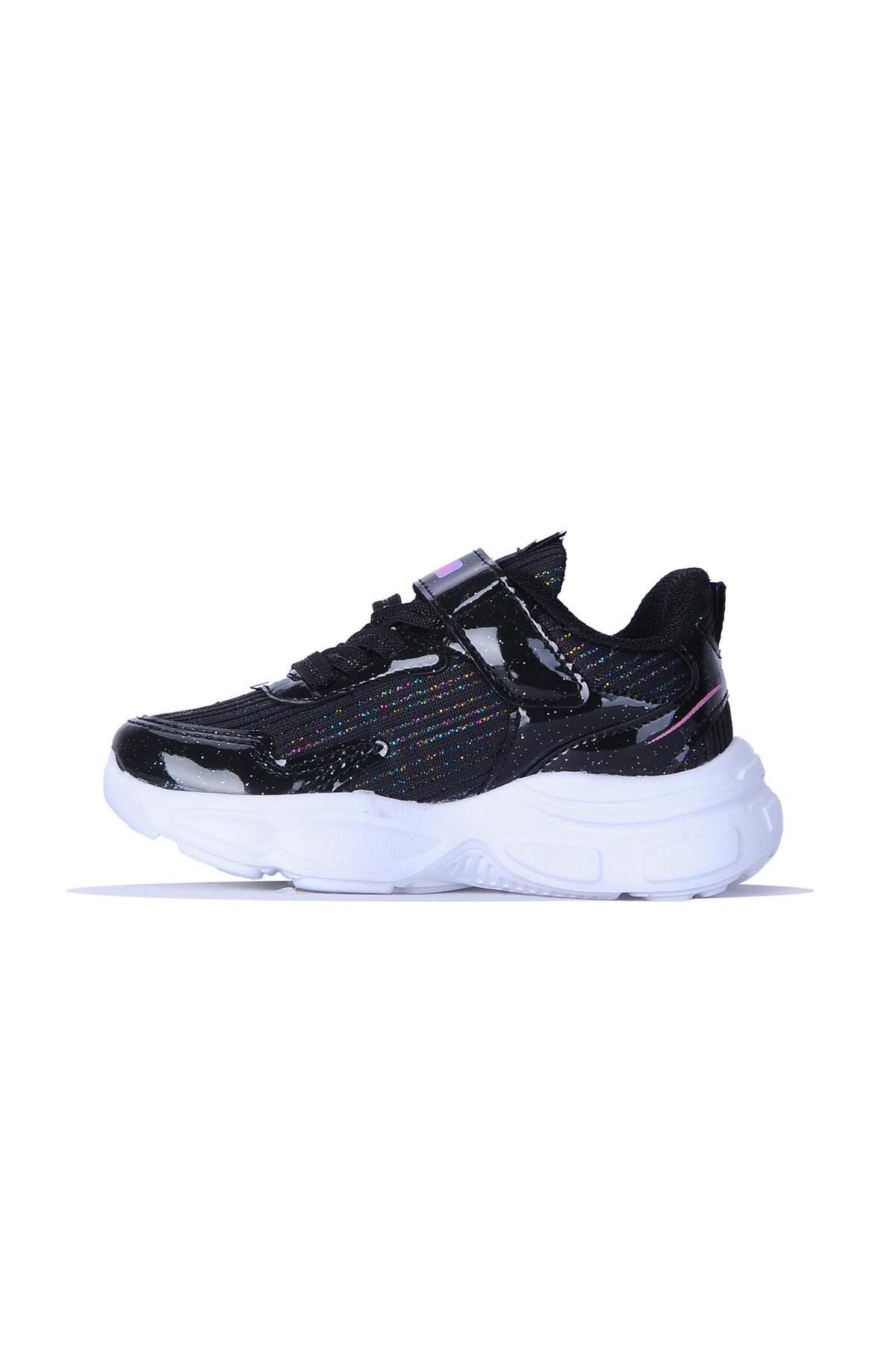 M.P.-Mp 251-3450 Black Lighted Girls' Sports Shoes 2