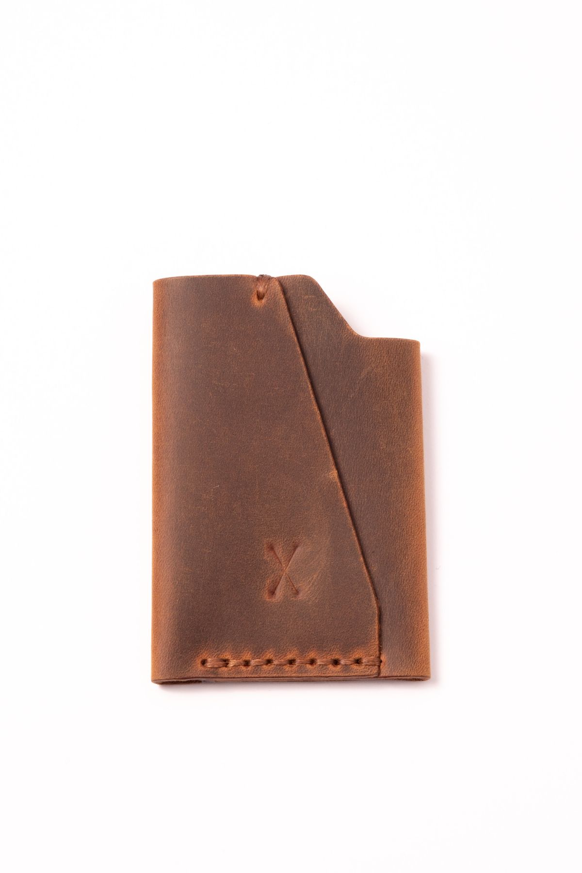 minimal X design-Minimal X Urban Card Holder - Real Leather Handmade - Minimal, Stylish, Practical 4