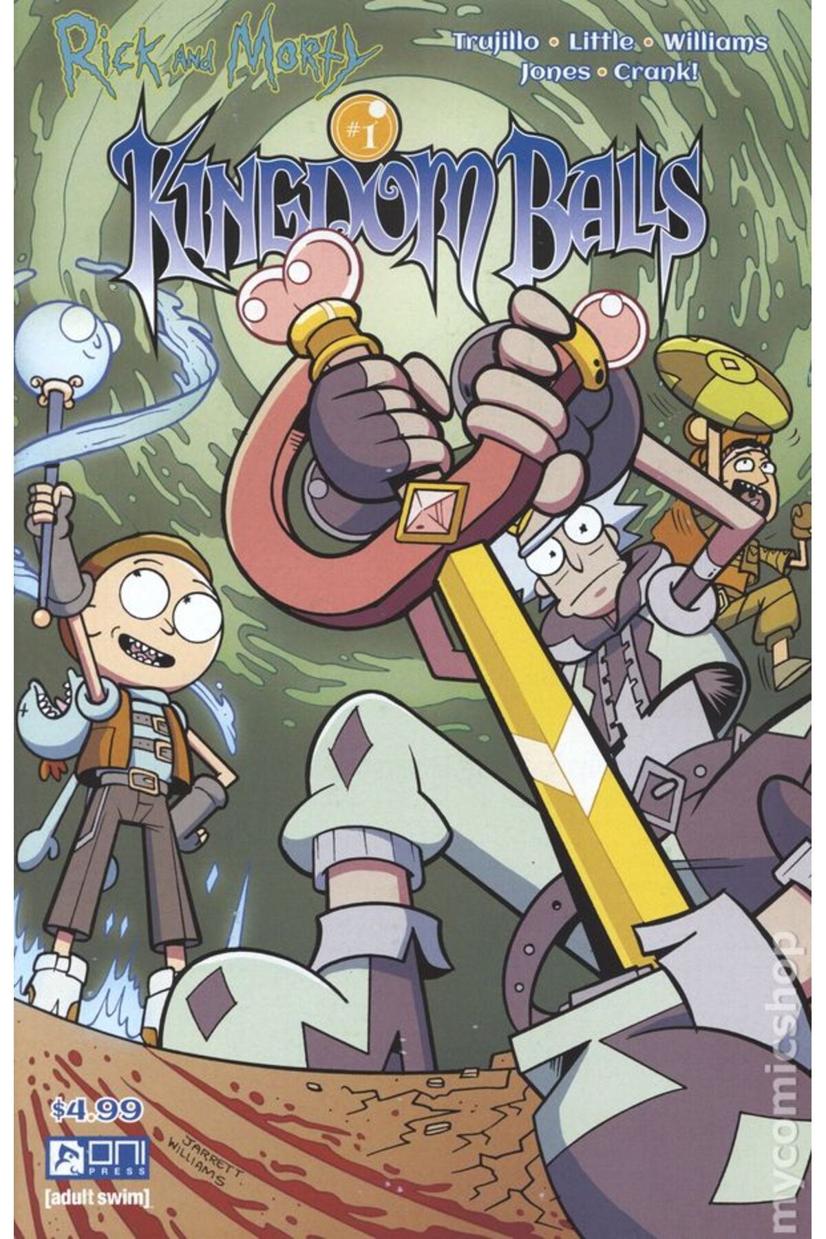 Kolektif Kitap Rick and Morty Kingdom Balls  #1A (İngilizce)