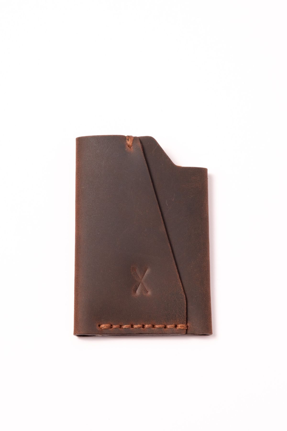 minimal X design-Minimal X Urban Card Holder - Real Leather Handmade - Minimal, Stylish, Practical 4