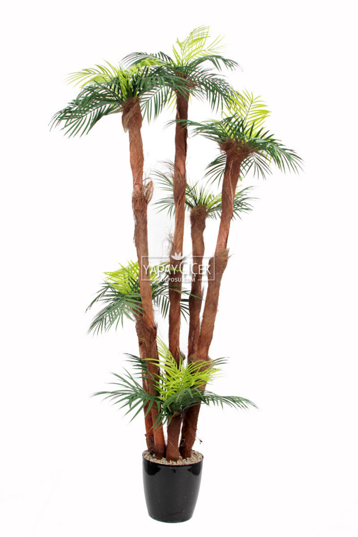 Artificial Palm Tree 6 Trunks 54 Leaves 200 cm