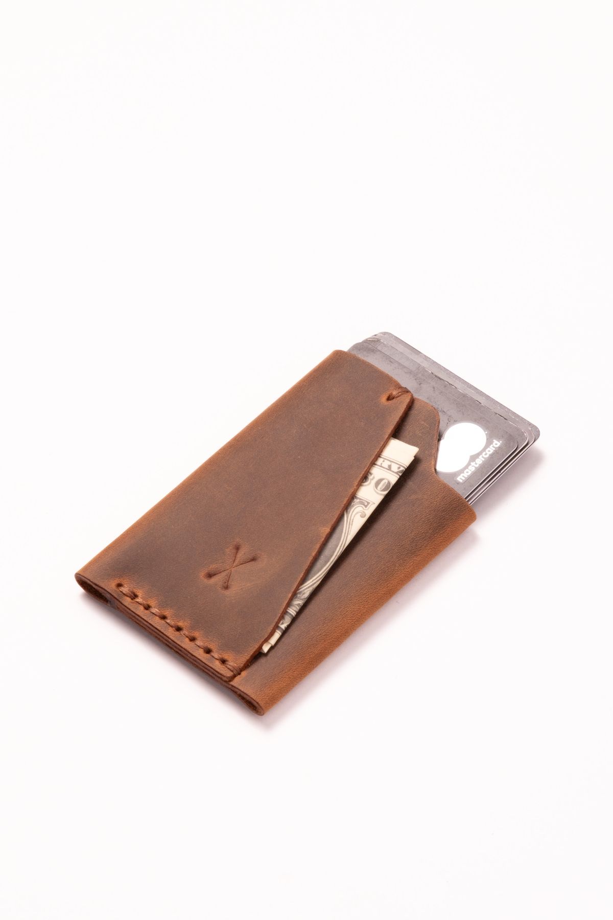 minimal X design-Minimal X Urban Card Holder - Real Leather Handmade - Minimal, Stylish, Practical 5